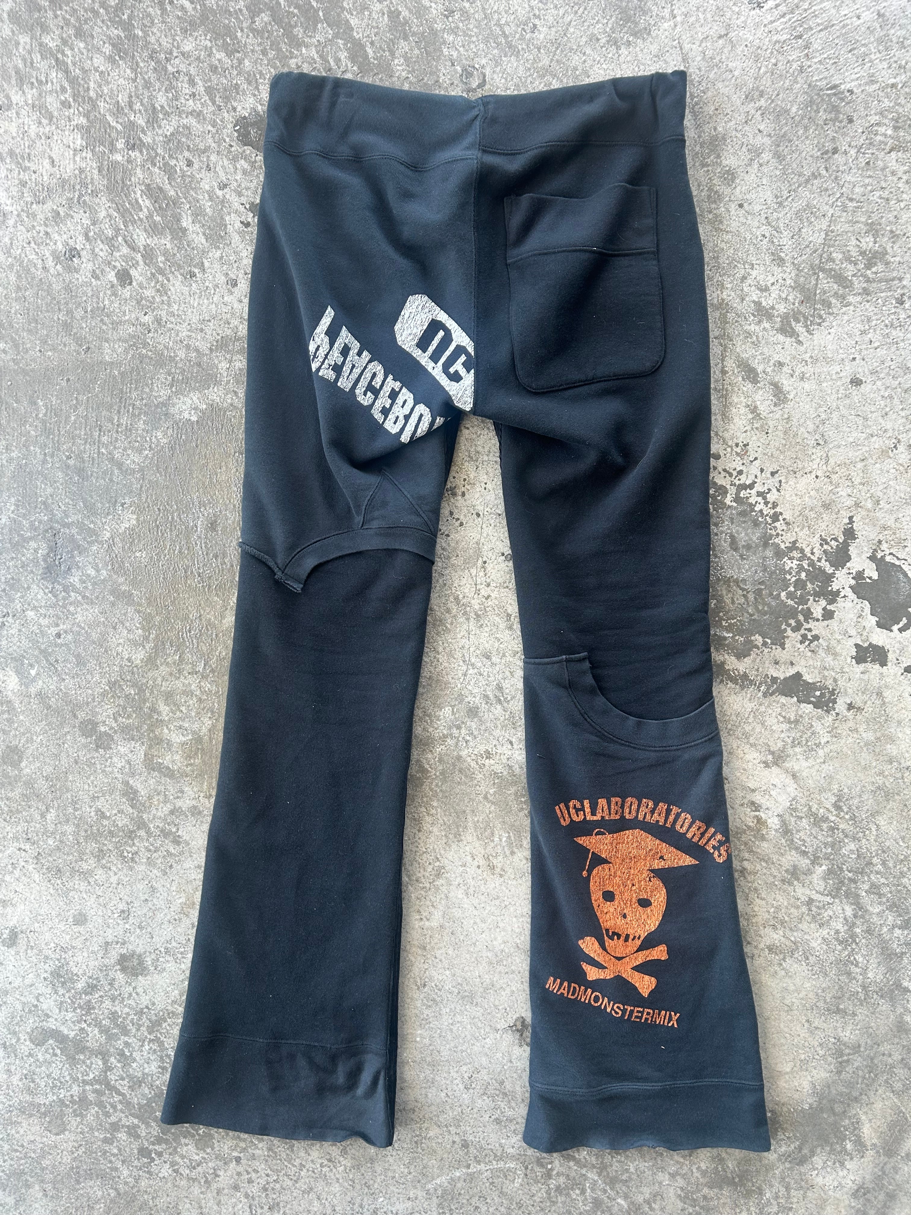 Undercover AW03 Paper Doll Flared Hybrid Sweatpants
