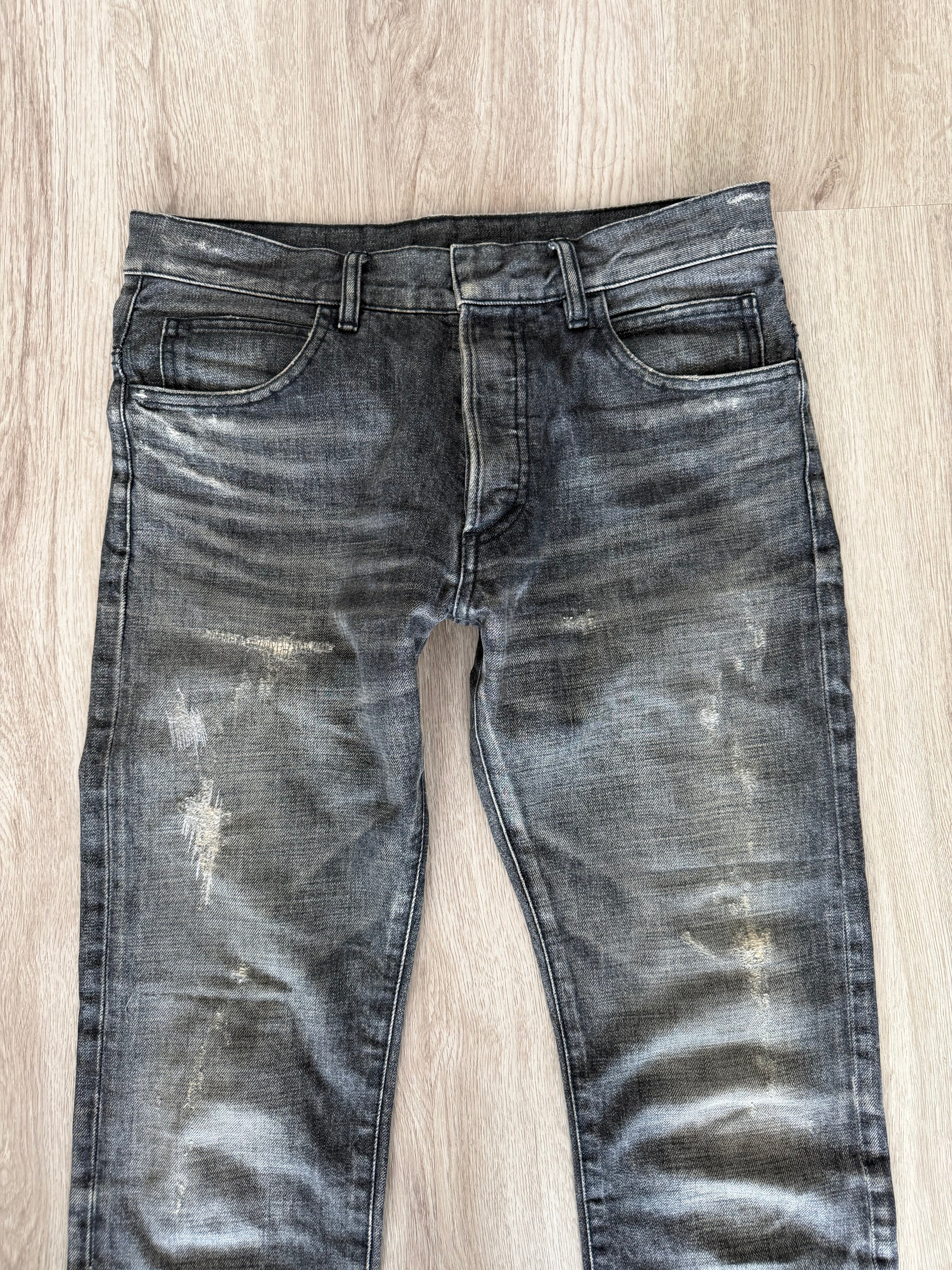 Balmain Homme AW13 Faded Jeans