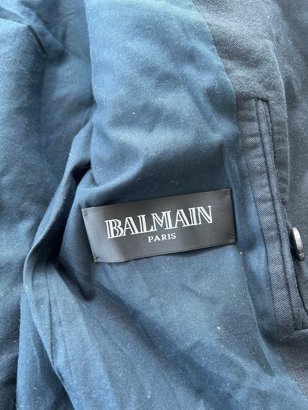 Balmain Homme SS12 Military Peacoat
