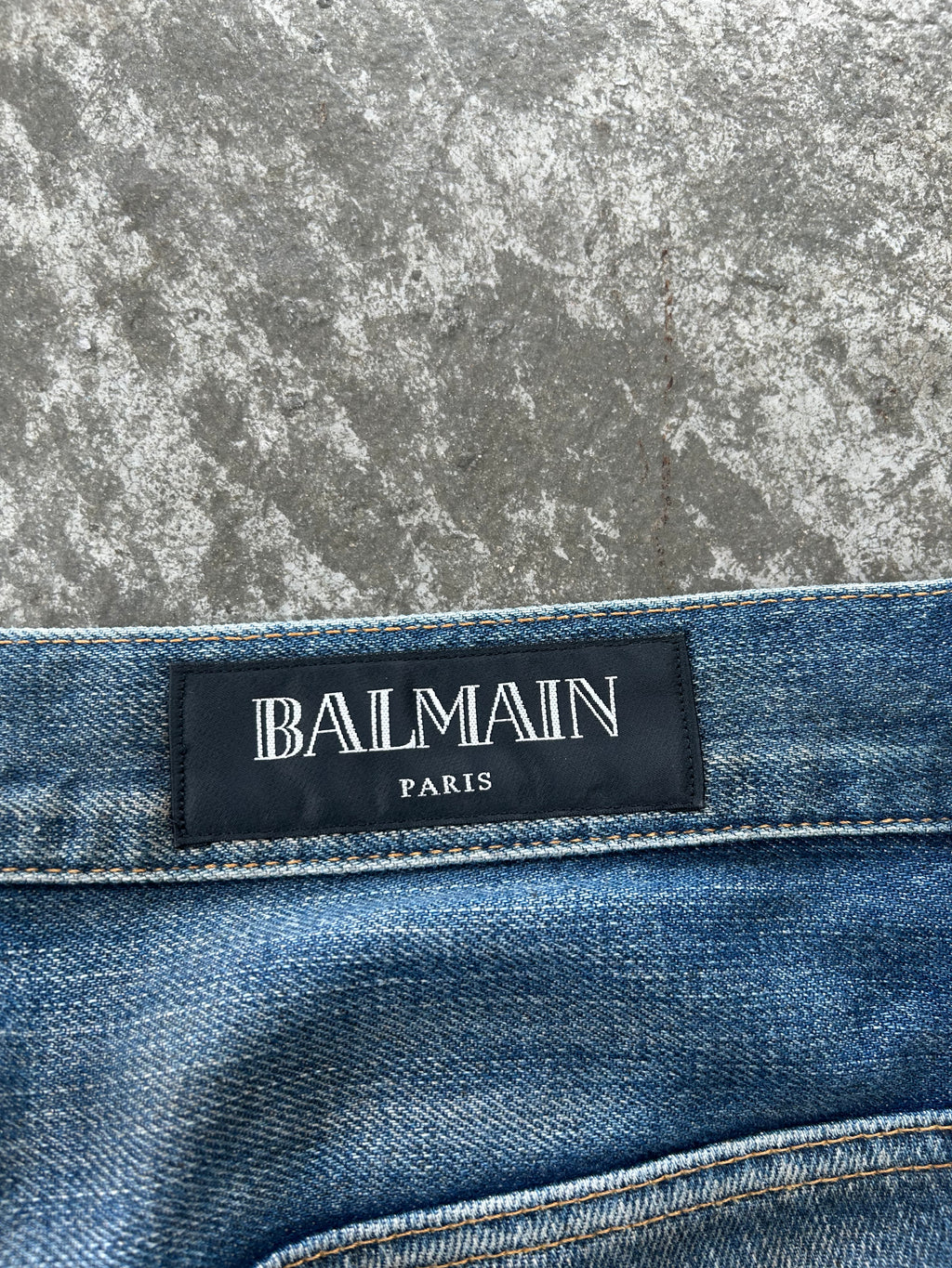 Balmain Homme SS13 Dirty Wash Denim