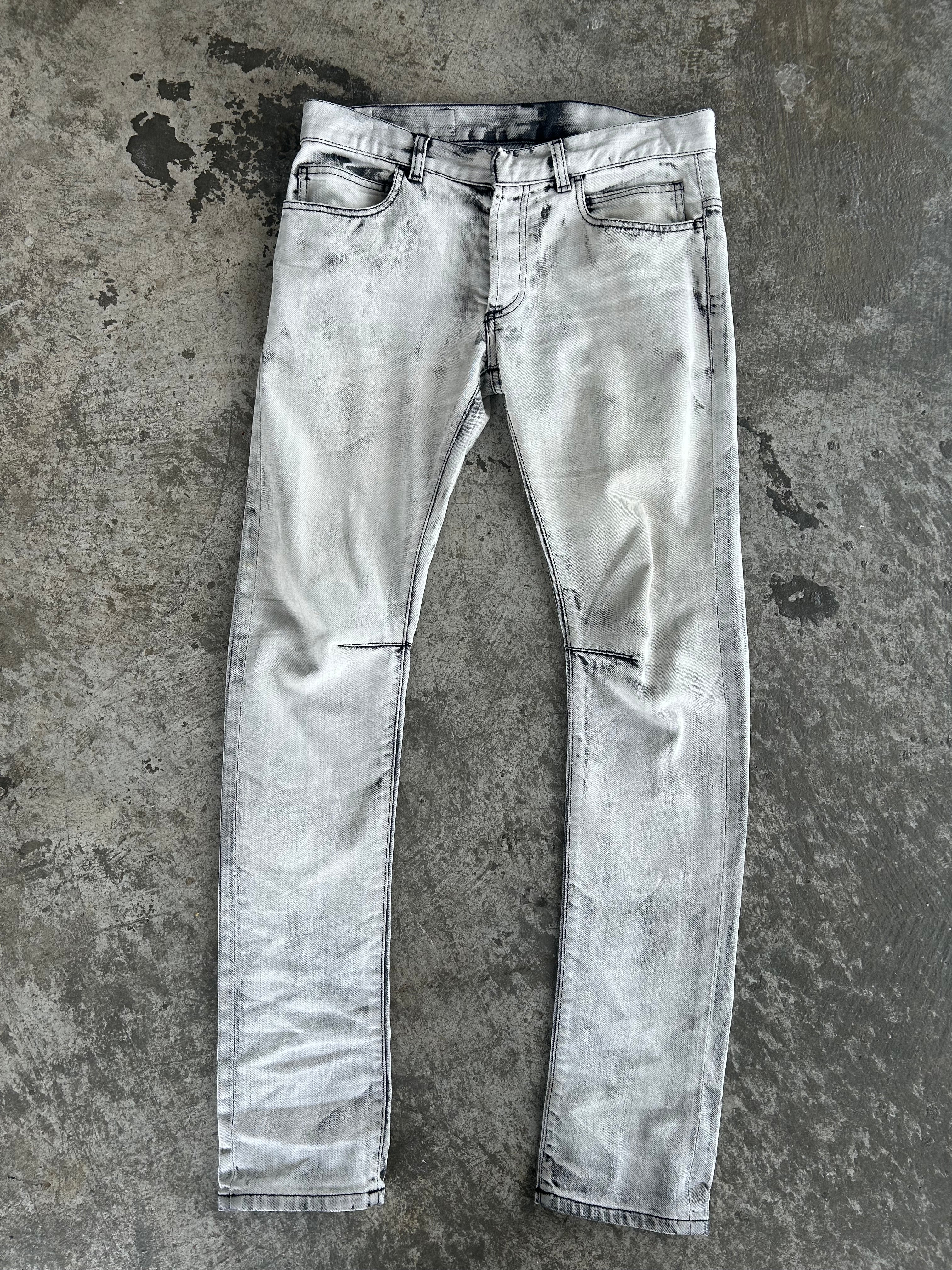 Balmain Homme SS12 Acid Wash Denim