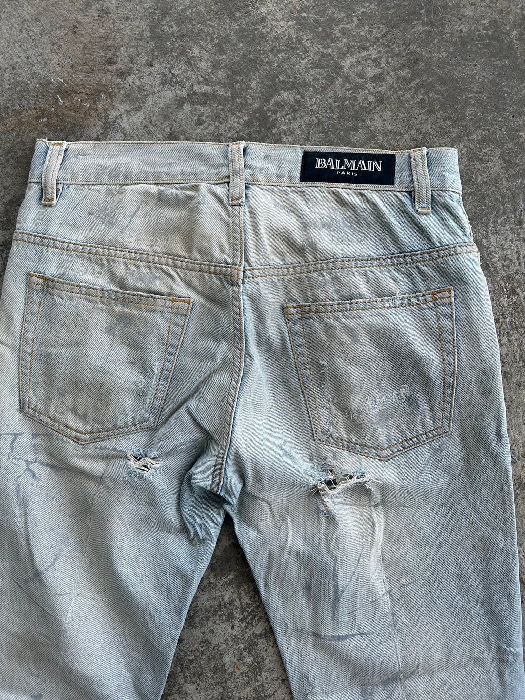 Balmain Homme SS11 Eagle Coin Jeans