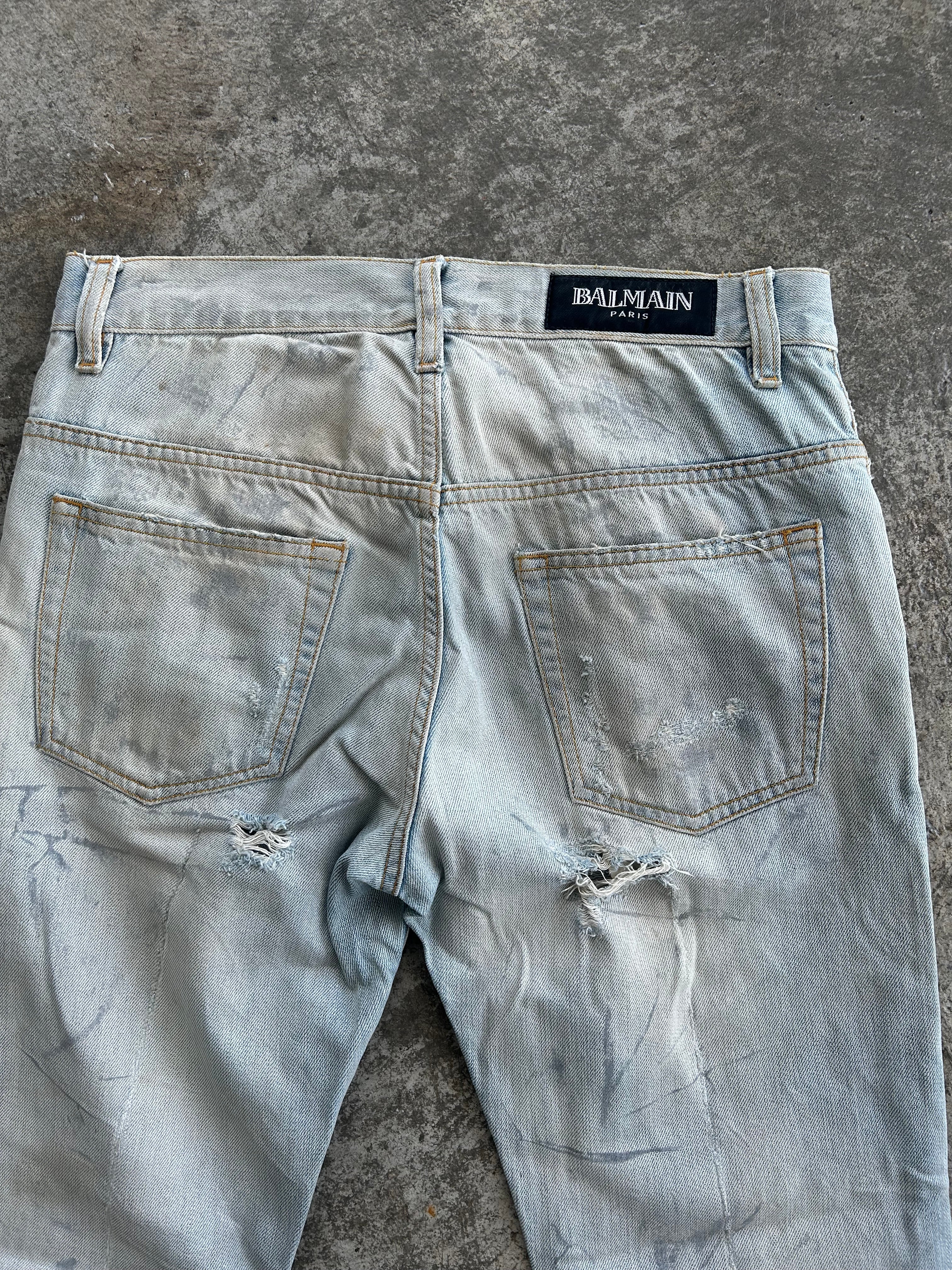 Balmain Homme SS11 Eagle Coin Jeans