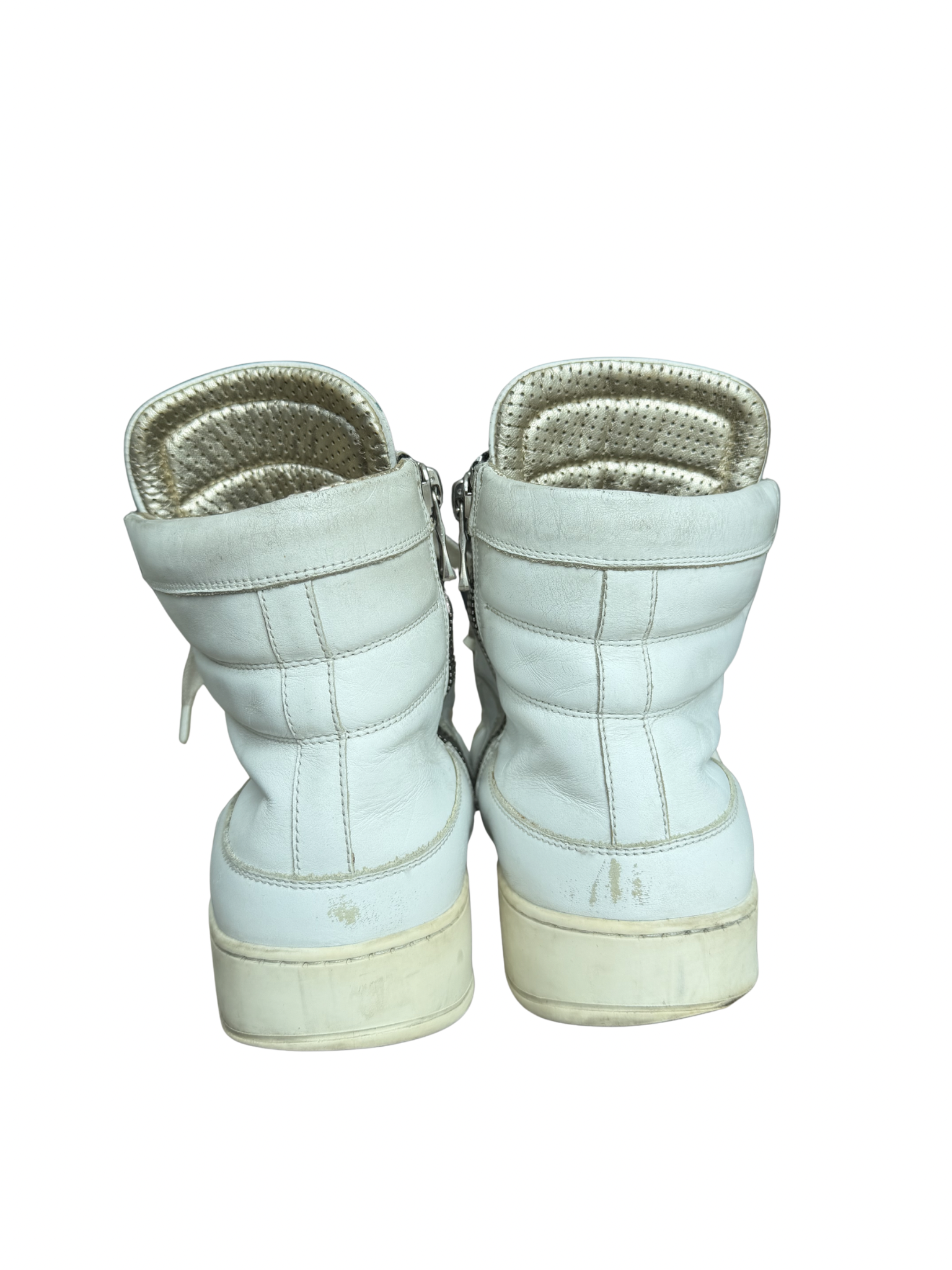 Balmain Homme SS14 Perforated High Top Sneakers