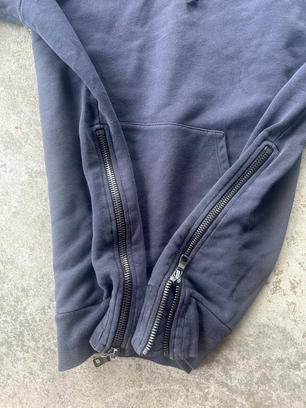 Balmain Homme SS11 Black Biker Hoodie