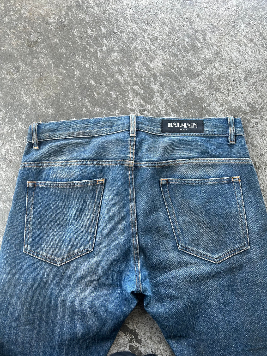 Balmain Homme SS13 Dirty Wash Denim