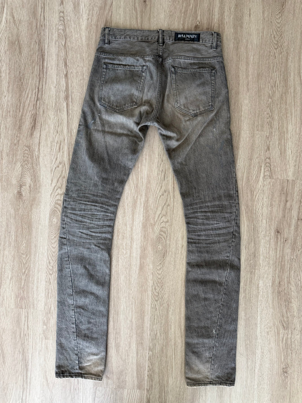 Balmain Homme SS15 Spiral Jeans