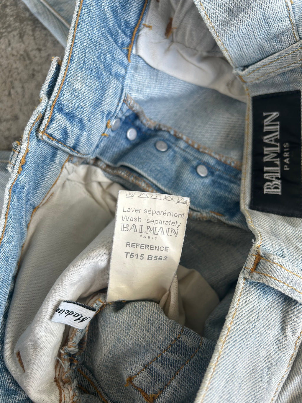 Balmain Homme SS11 Eagle Coin Jeans