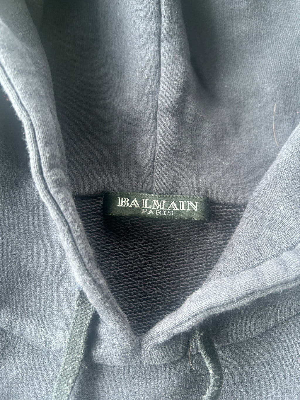 Balmain Homme SS11 Black Biker Hoodie