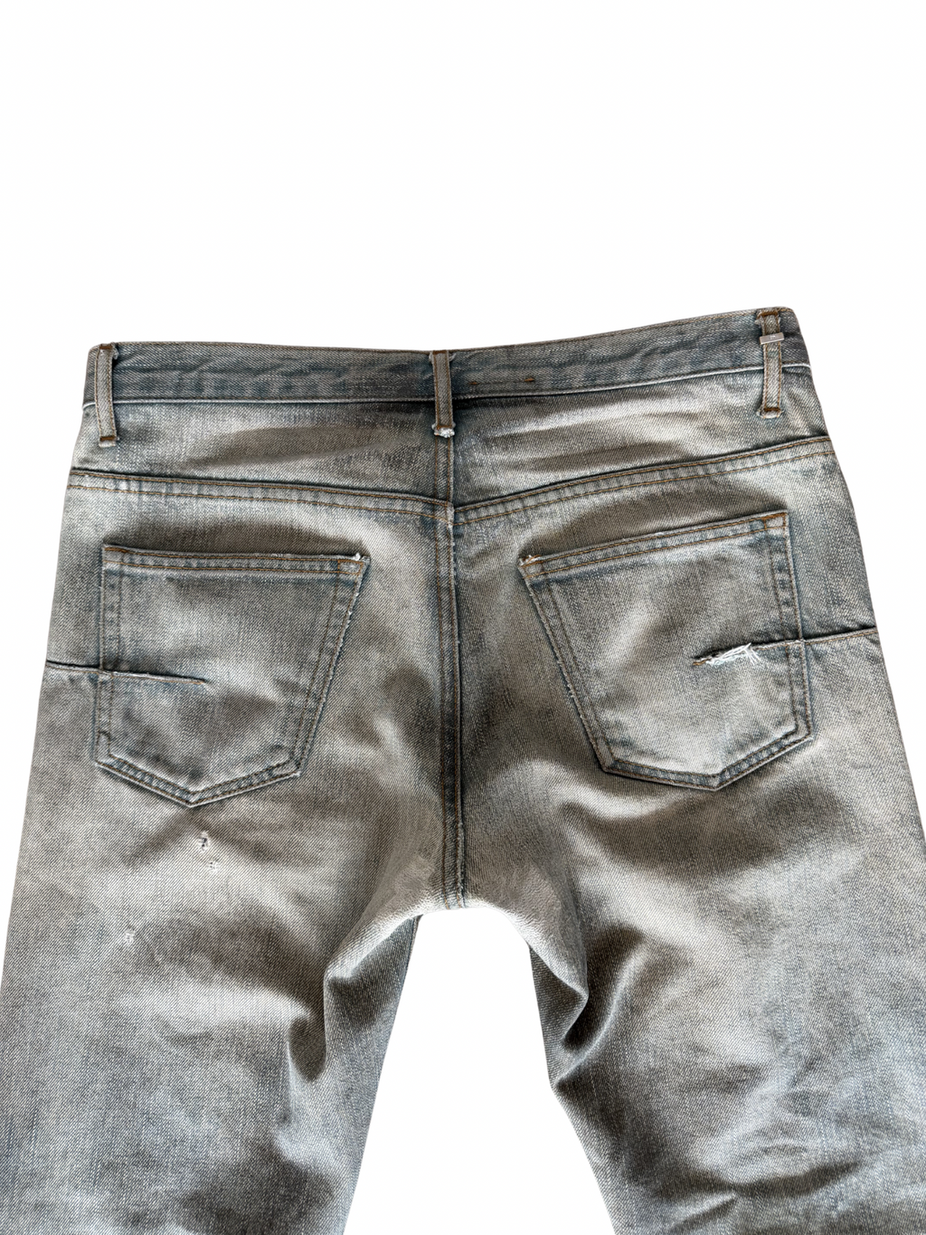 Dior Homme SS04 Dirty Bleu Clair Jeans