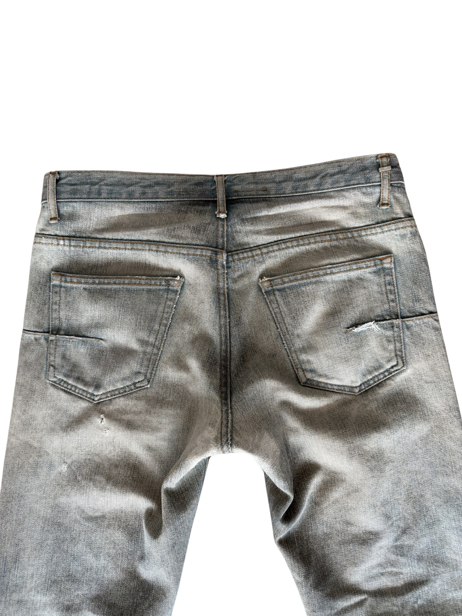 Dior Homme SS04 Dirty Bleu Clair Jeans