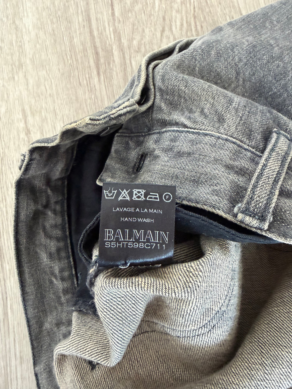 Balmain Homme SS15 Spiral Jeans