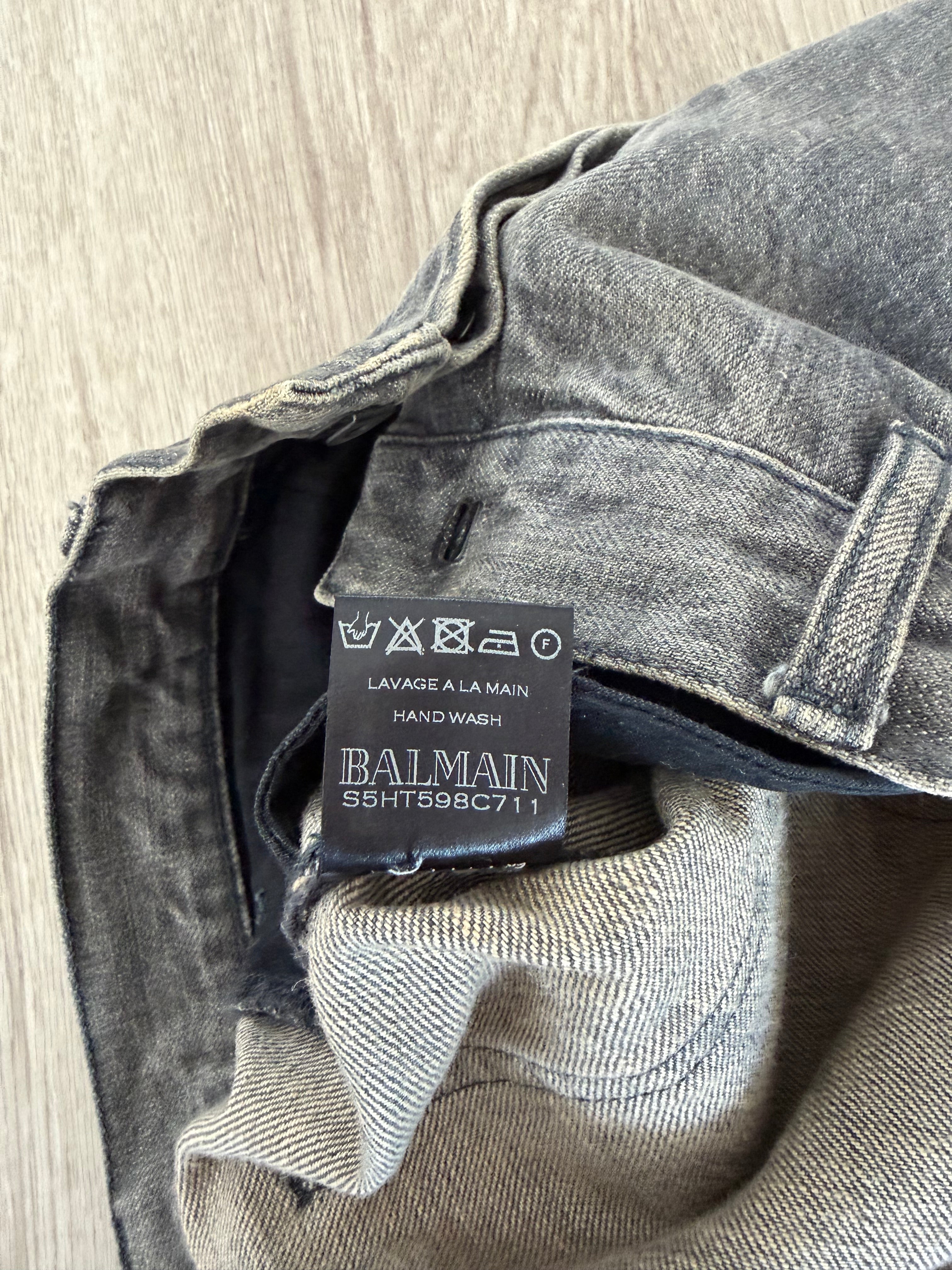 Balmain Homme SS15 Spiral Jeans