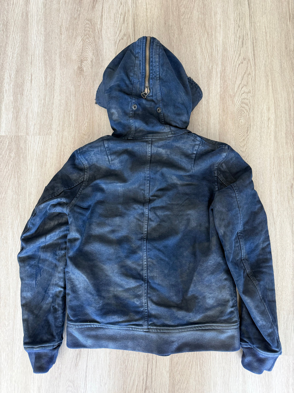 Balmain Homme AW10 Waxed Lambskin Shearling N2B Bomber Jacket