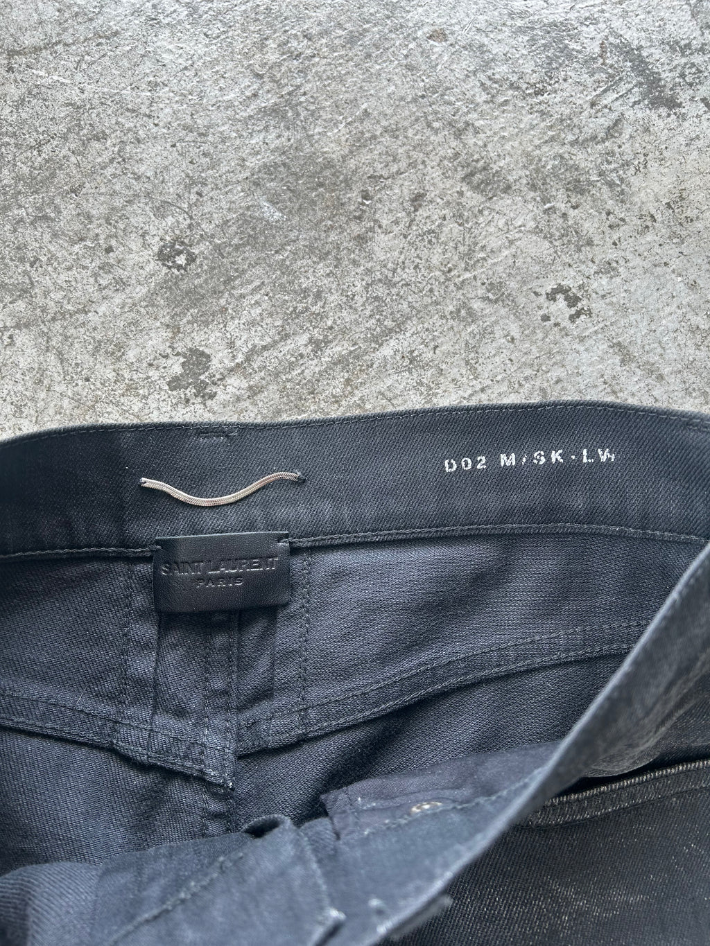 Saint Laurent Paris D02 Black Jeans