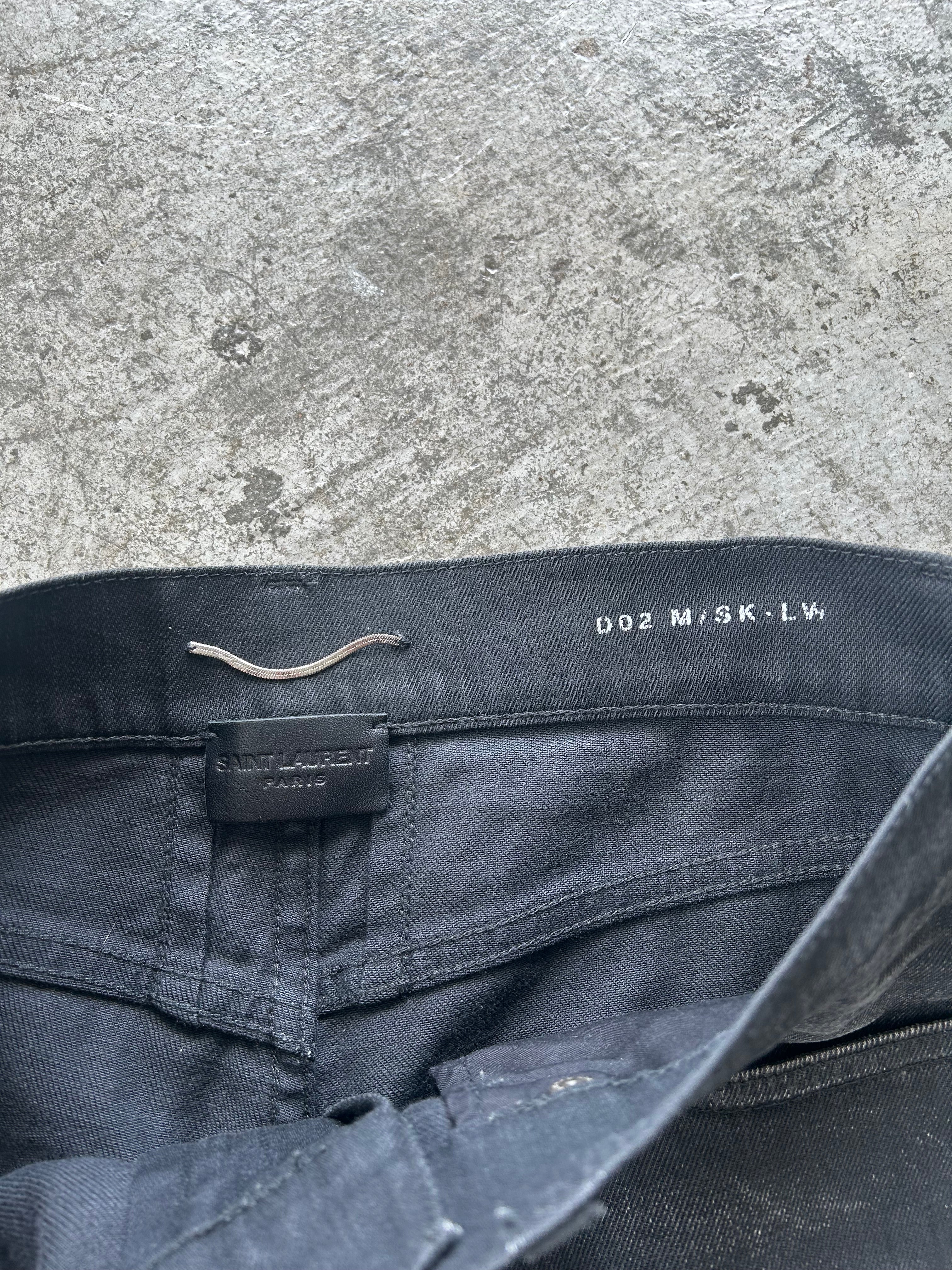 Saint Laurent Paris D02 Black Jeans
