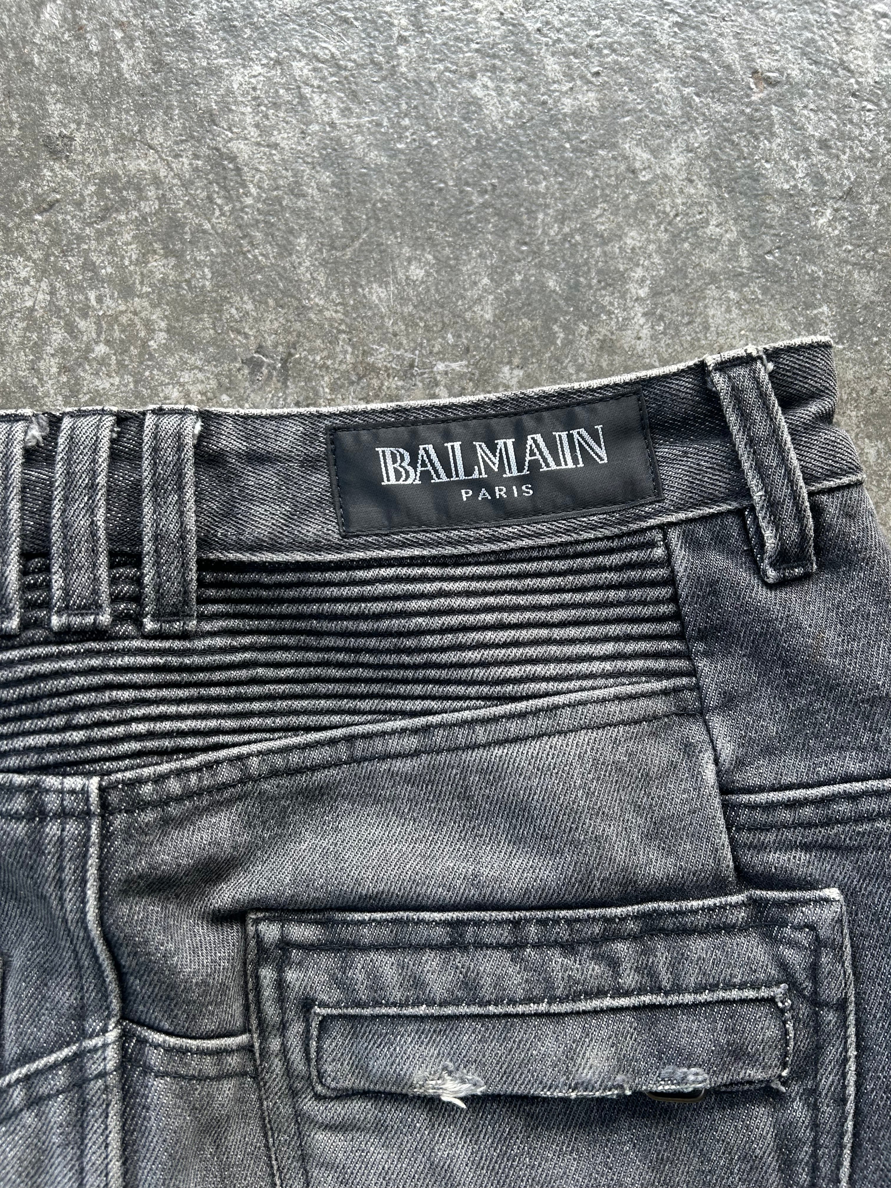Balmain Homme AW10 Heavy Biker Jeans