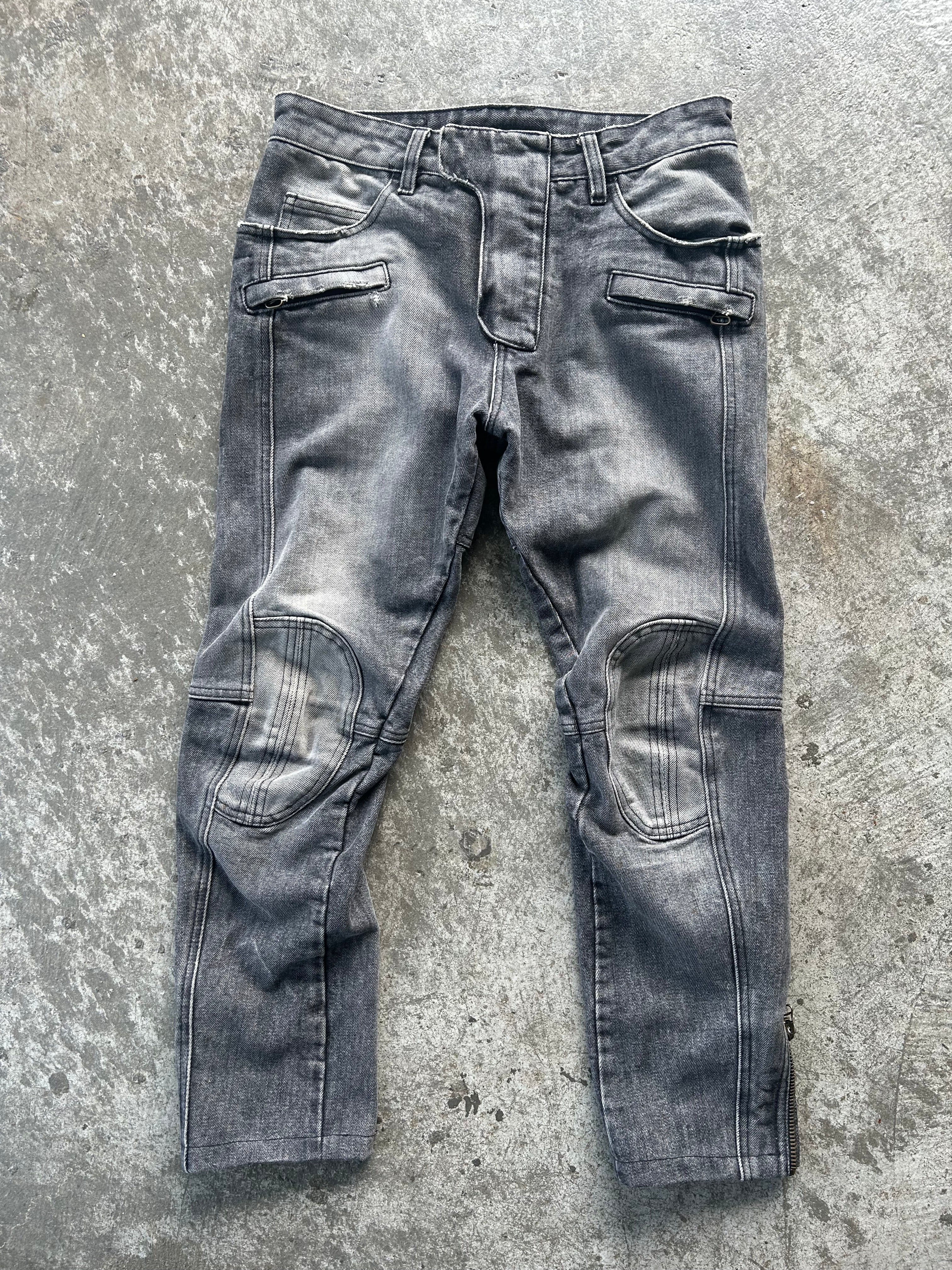 Balmain Homme AW10 Heavy Biker Jeans