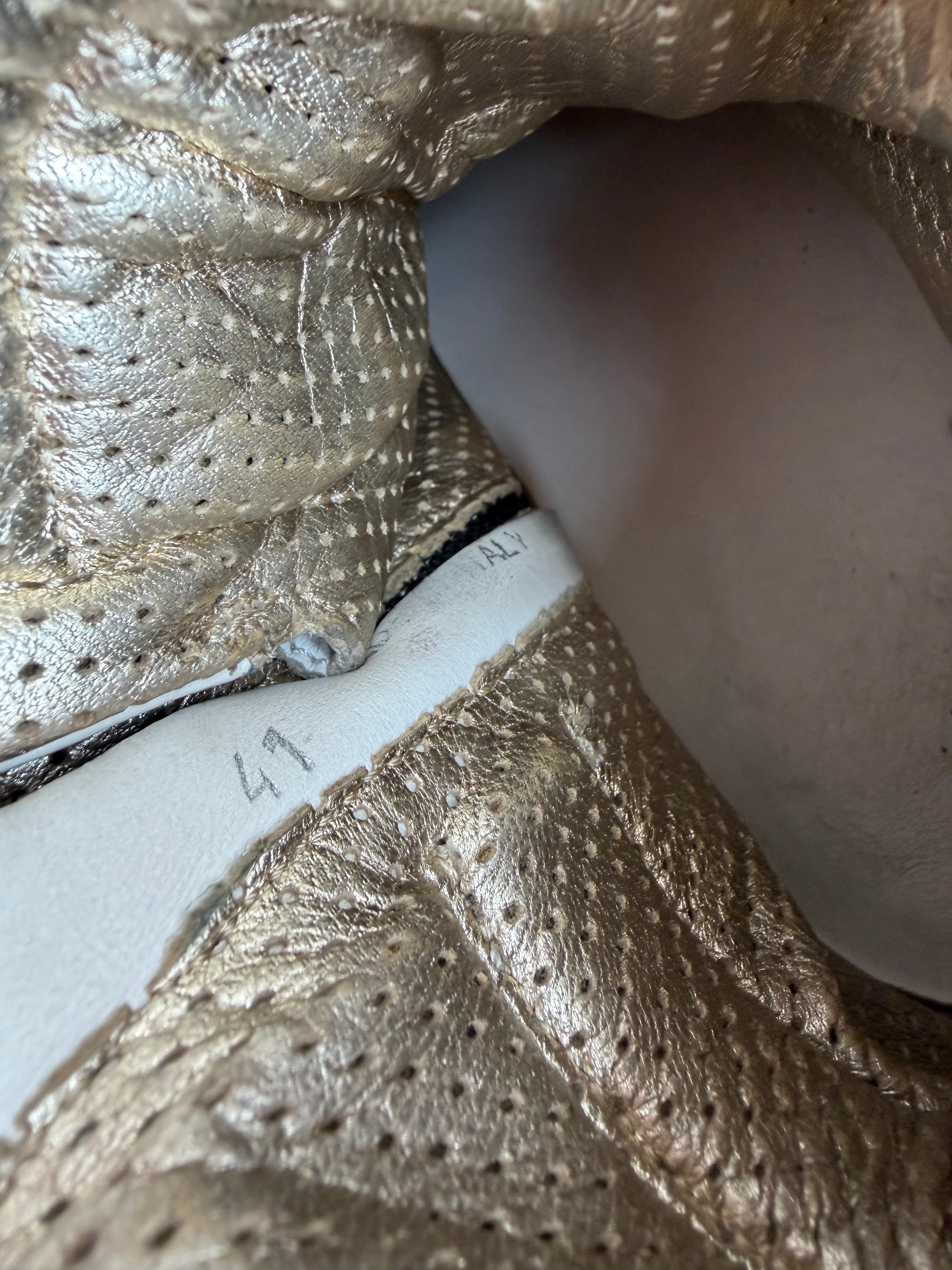 Balmain Homme SS14 Perforated High Top Sneakers