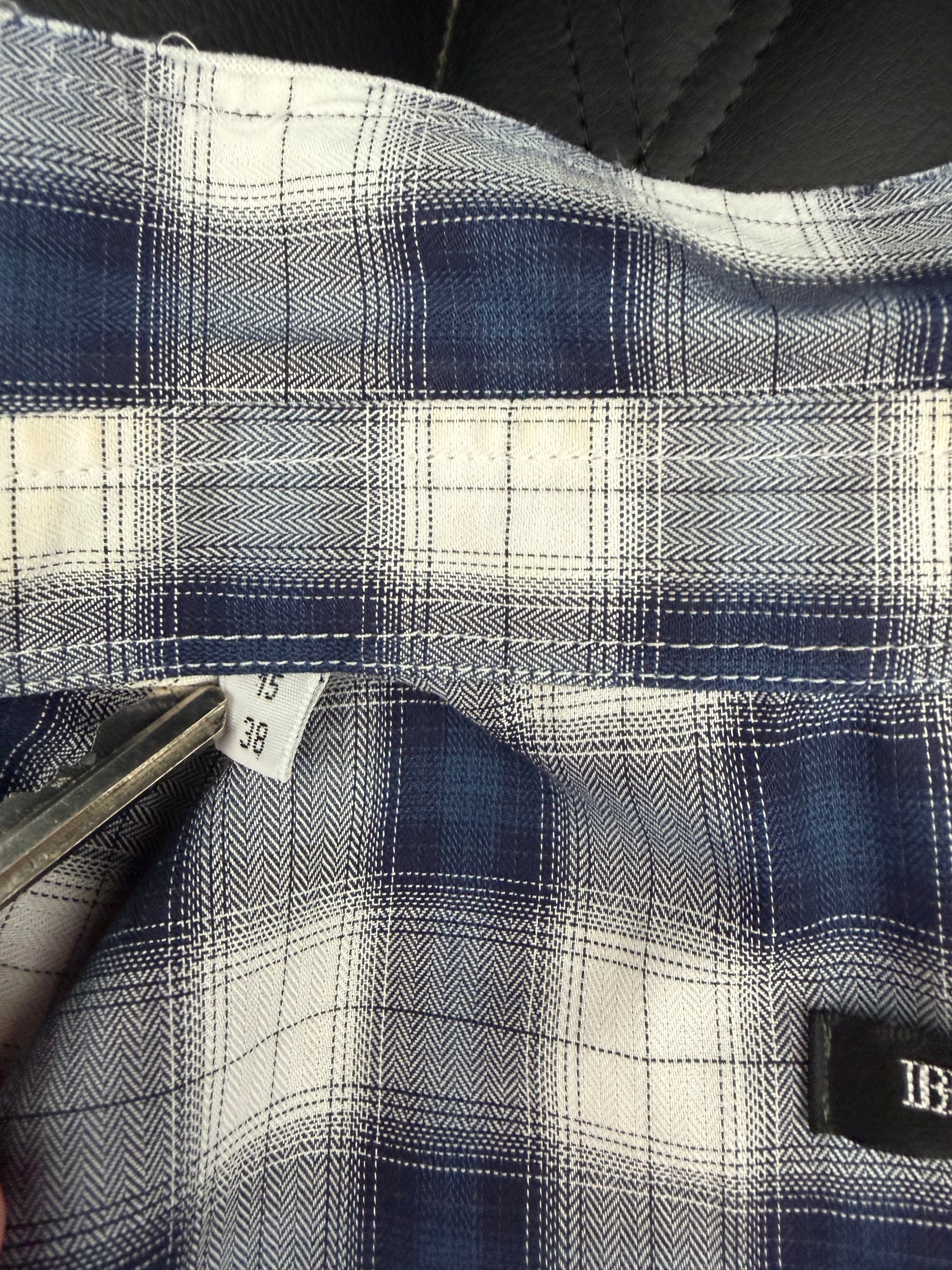 Balmain Homme SS10 Plaid Flannel Shirt