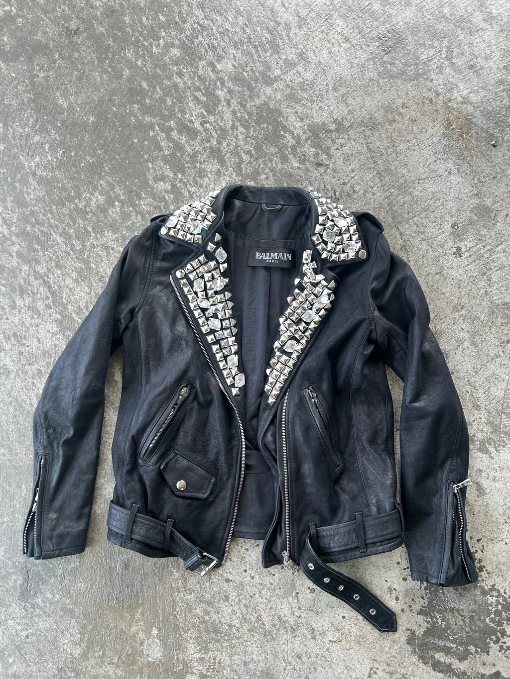 Balmain SS11 Studded Leather Jacket