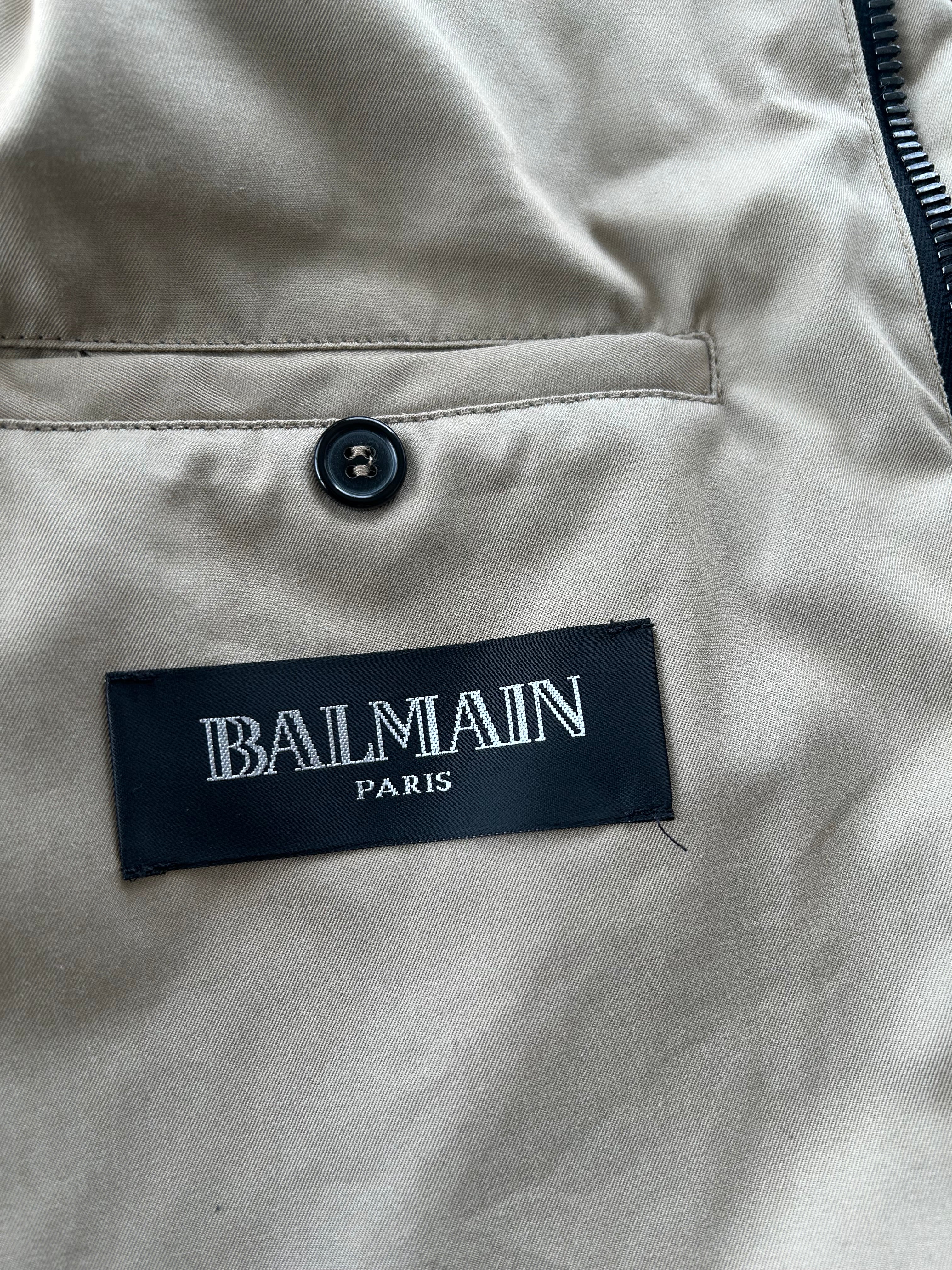 Balmain Homme SS12 Padded Vest