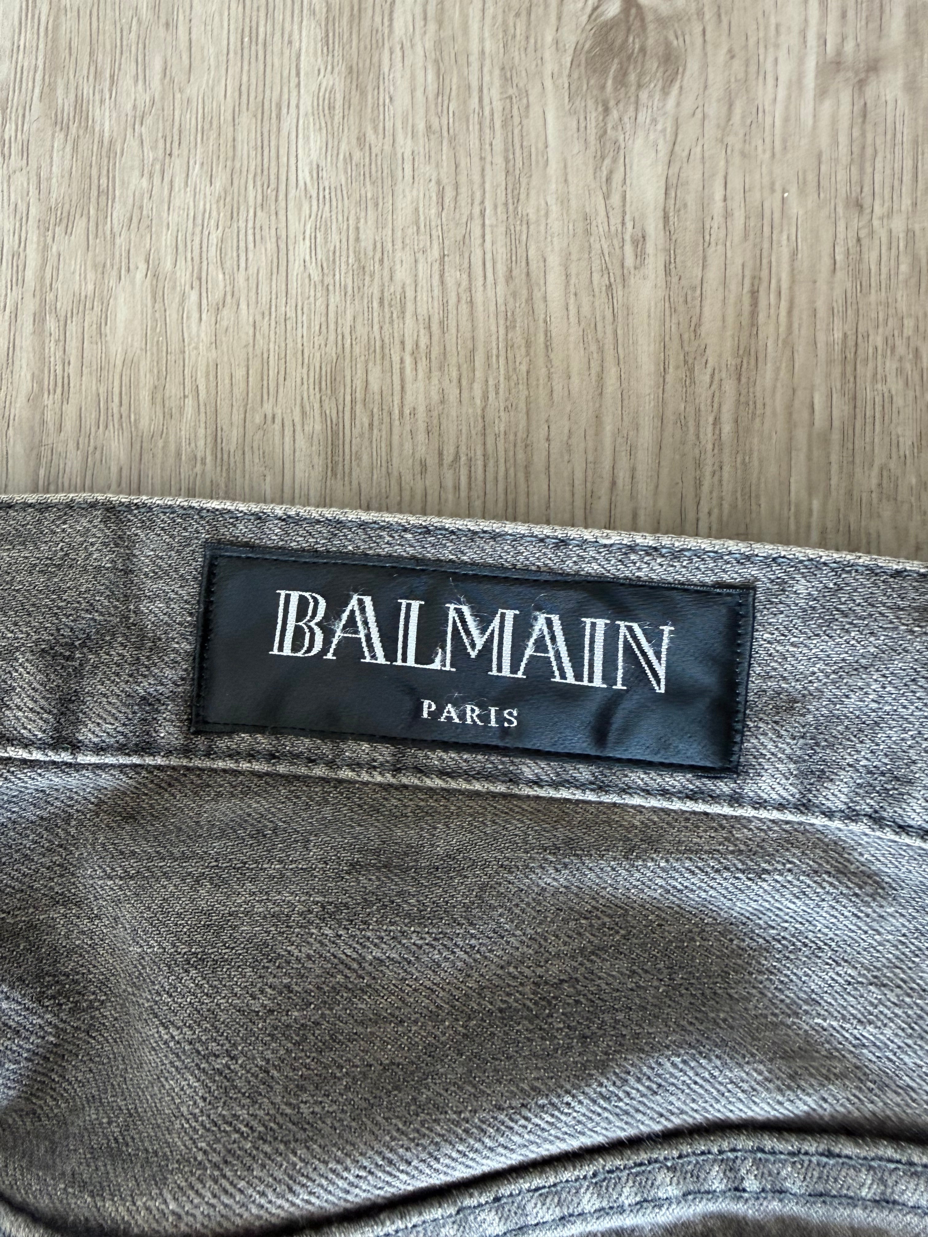 Balmain Homme SS15 Spiral Jeans