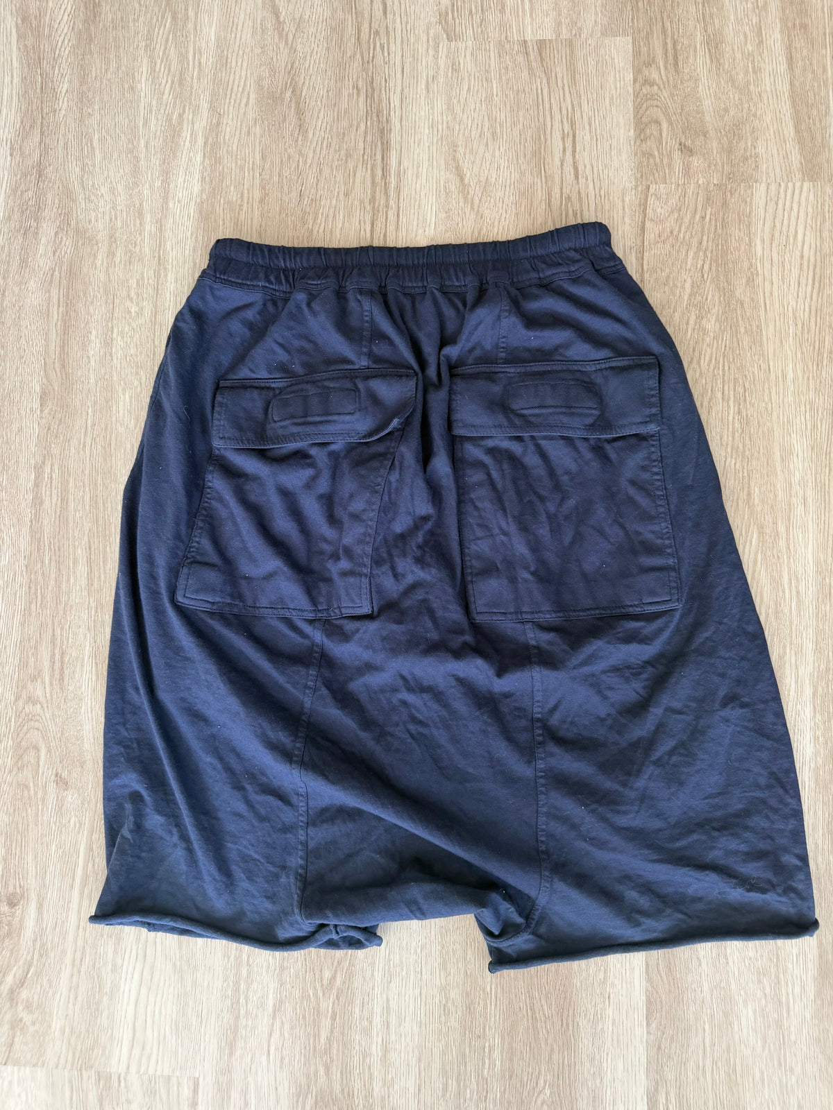 Rick Owen’s DRKSHDW SS21 Indigo Pod Shorts