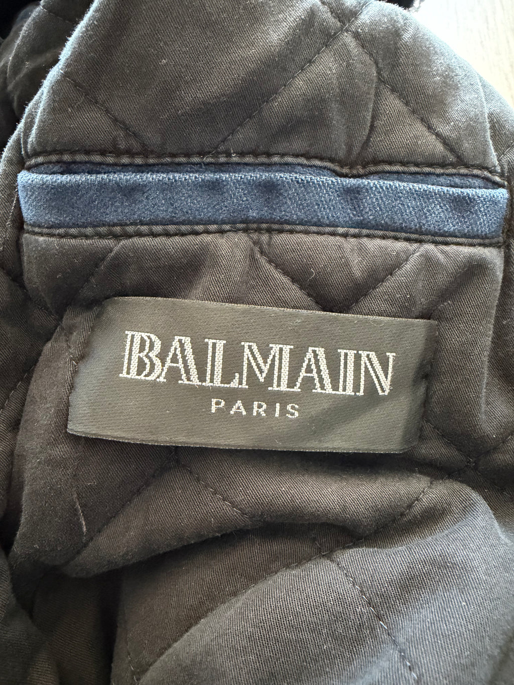 Balmain Homme AW10 Waxed Lambskin Shearling N2B Bomber Jacket