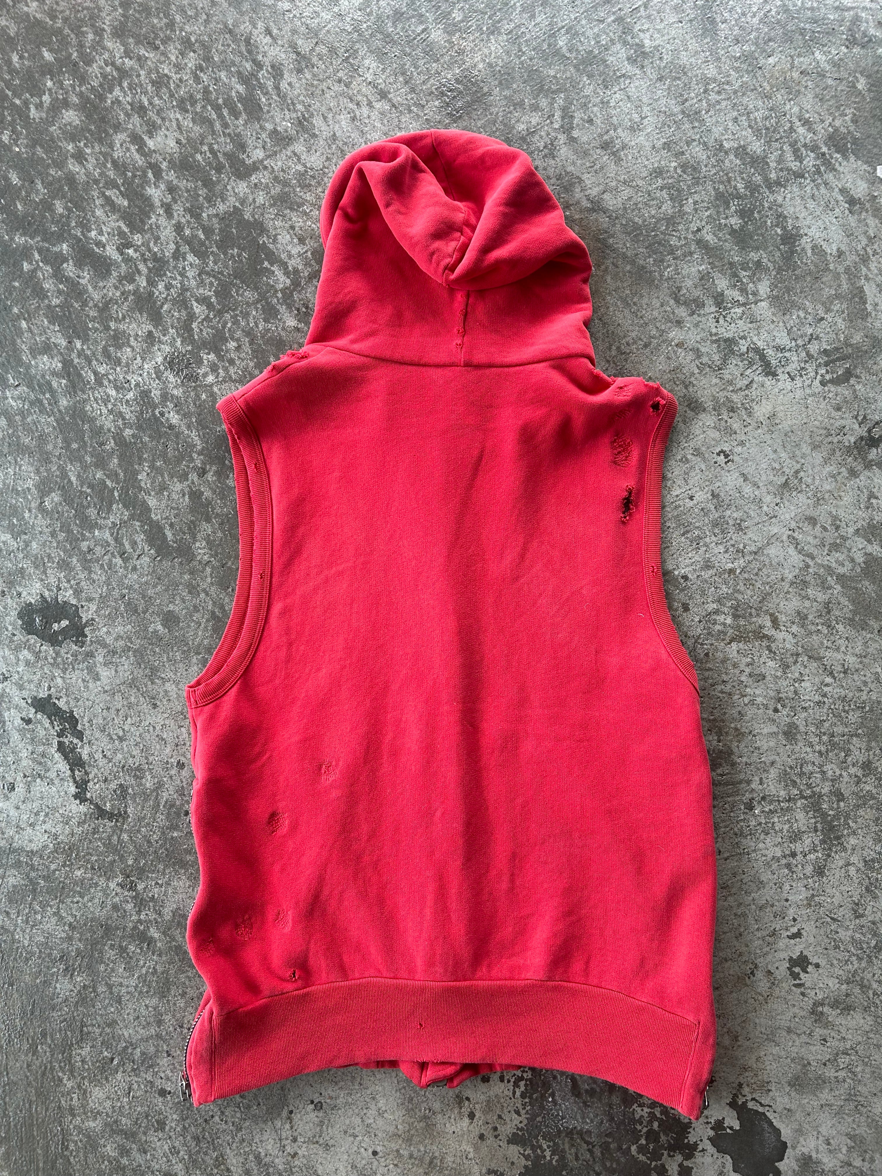 Balmain Homme SS10 Sleeveless Hoodie