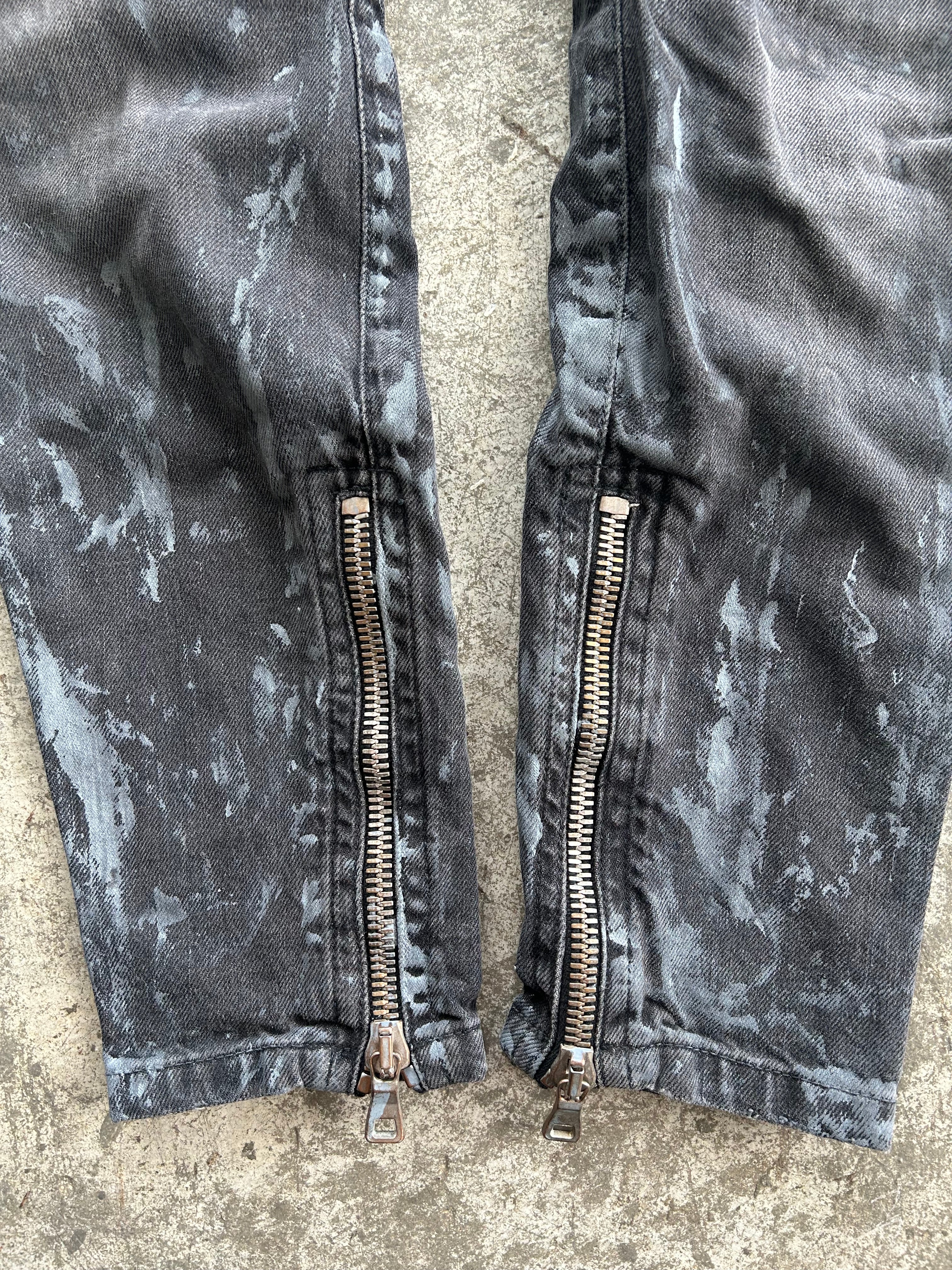 Balmain SS10 Distressed Chainmail Jeans