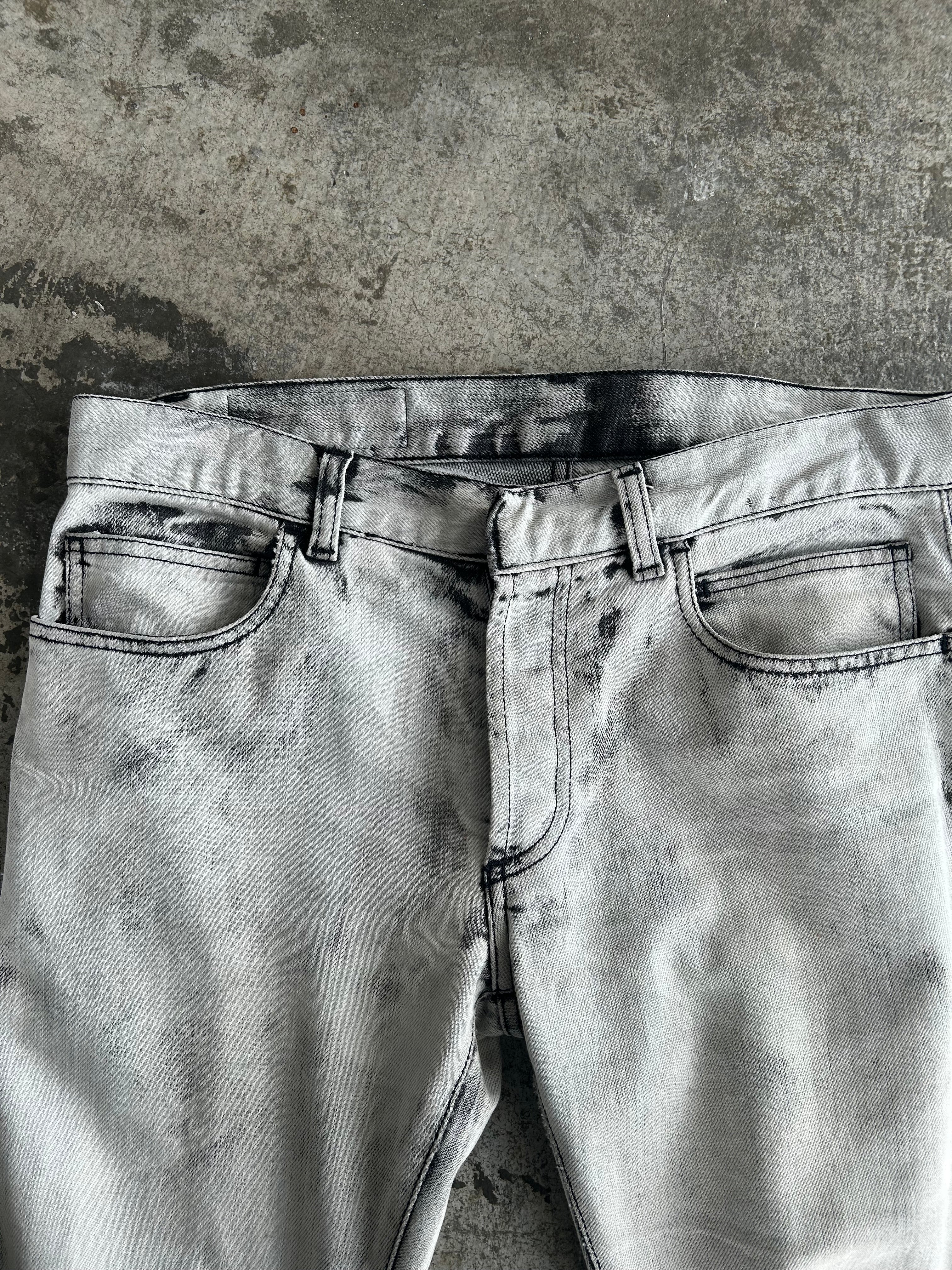 Balmain Homme SS12 Acid Wash Denim