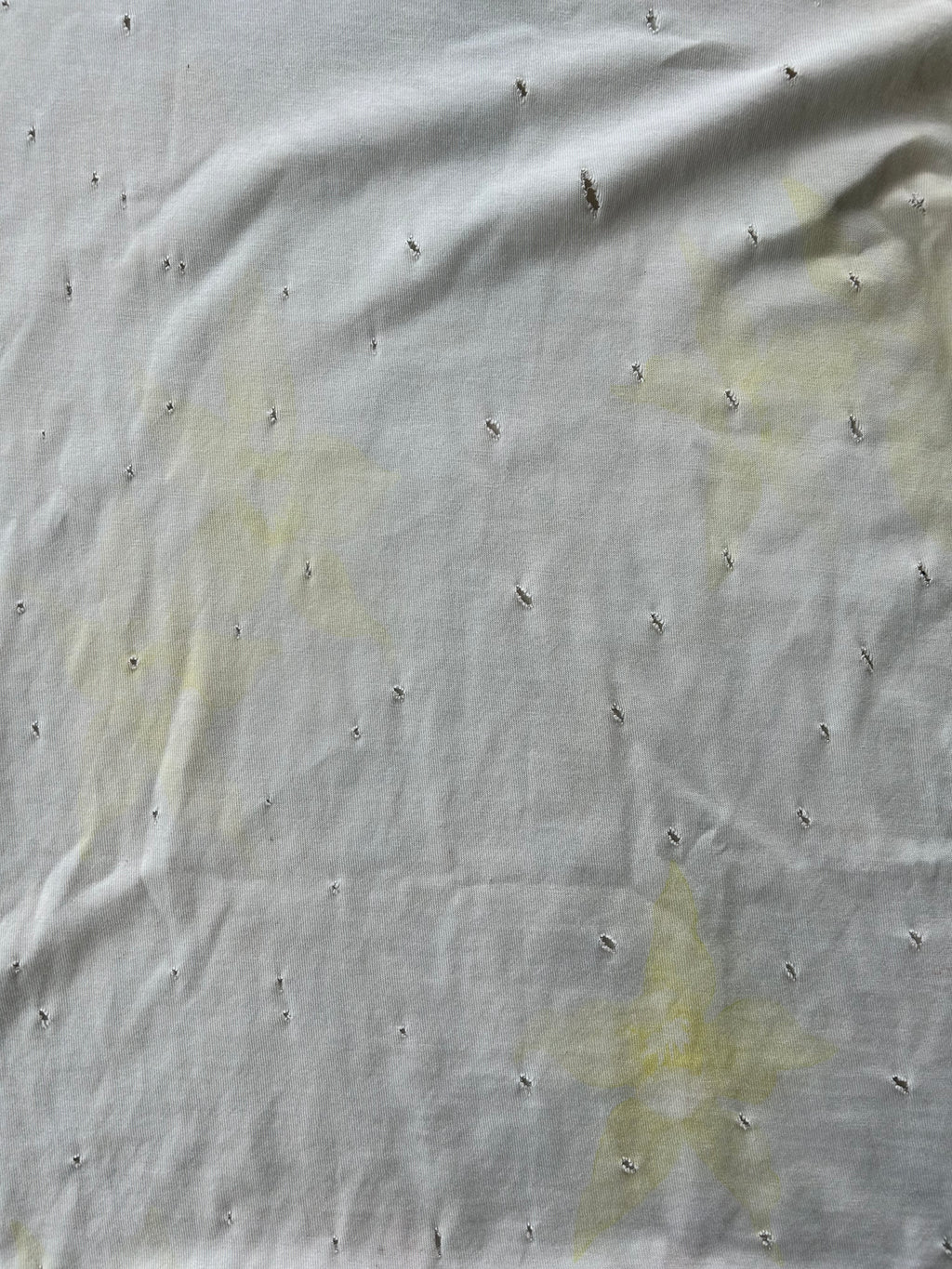 Balmain Homme AW10 Distressed Floral Shirt