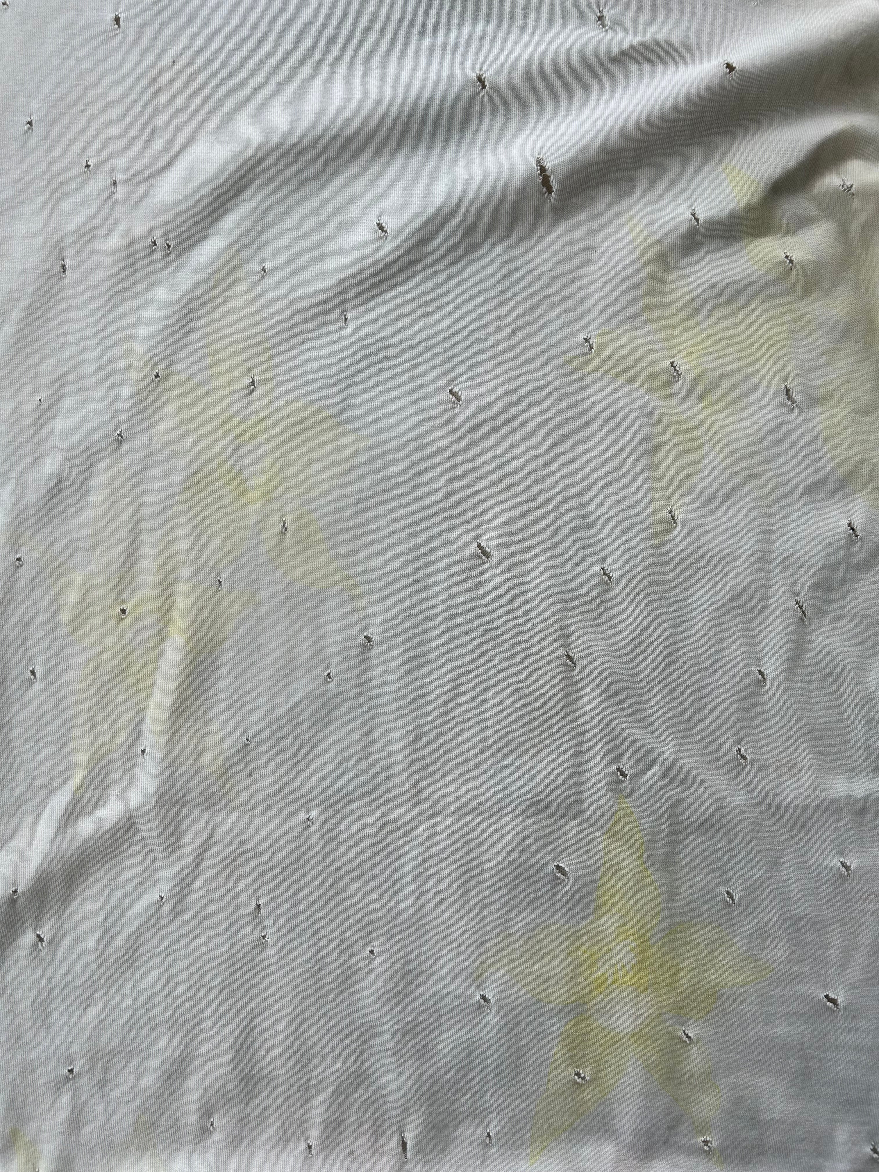 Balmain Homme AW10 Distressed Floral Shirt