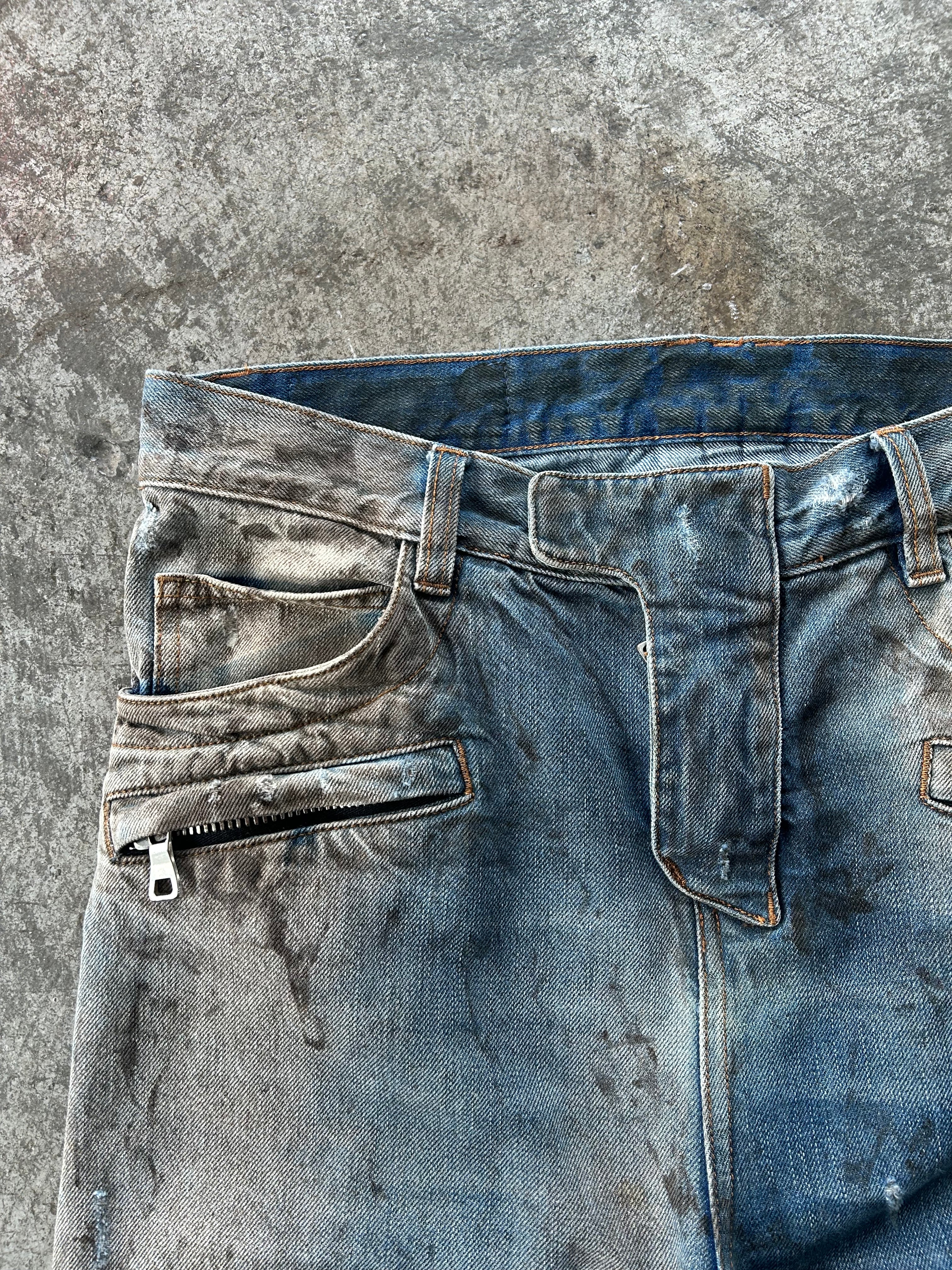 Balmain Homme SS11 Oil Spill Jeans