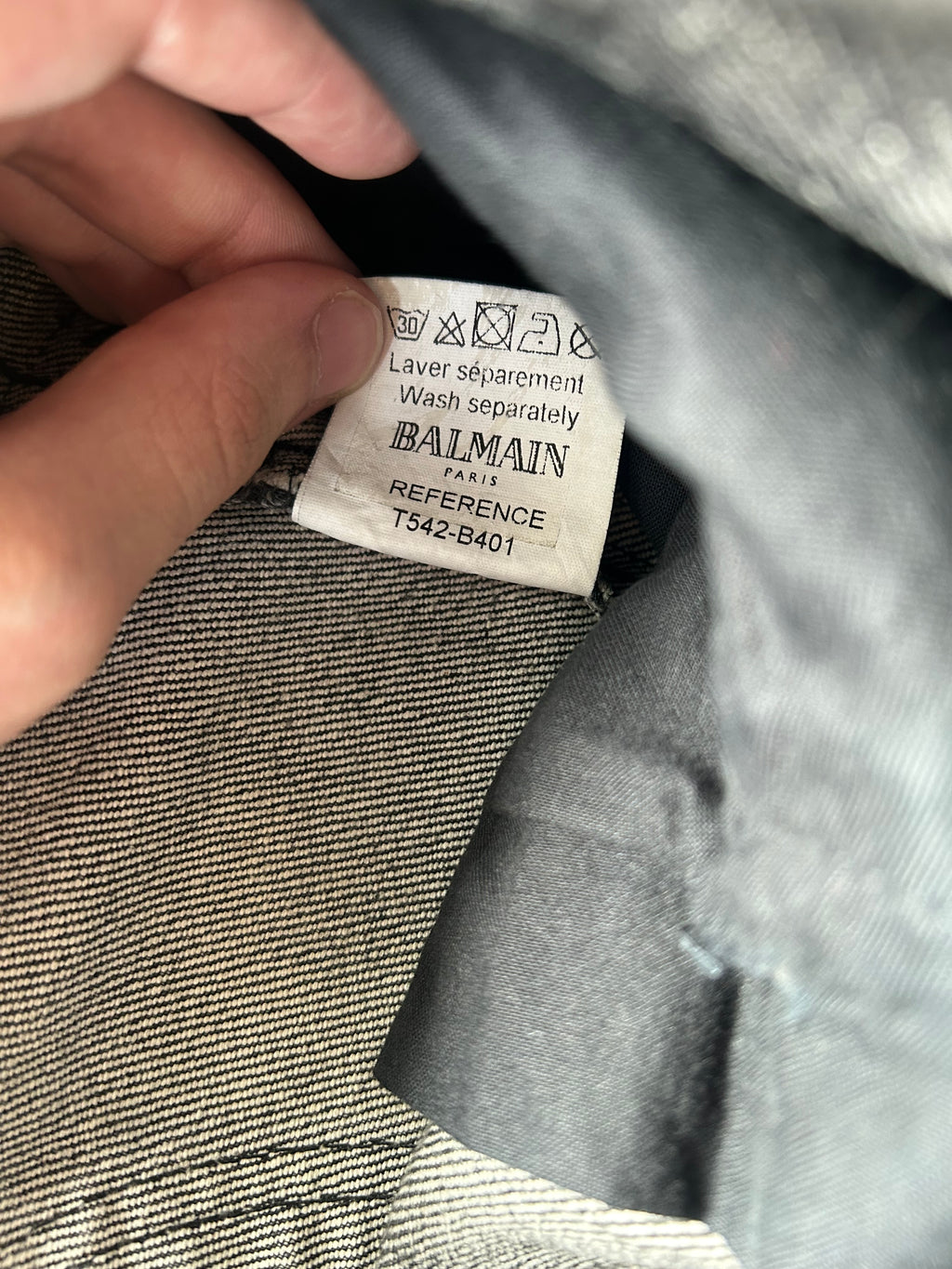 Balmain Homme AW10 Heavy Biker Jeans