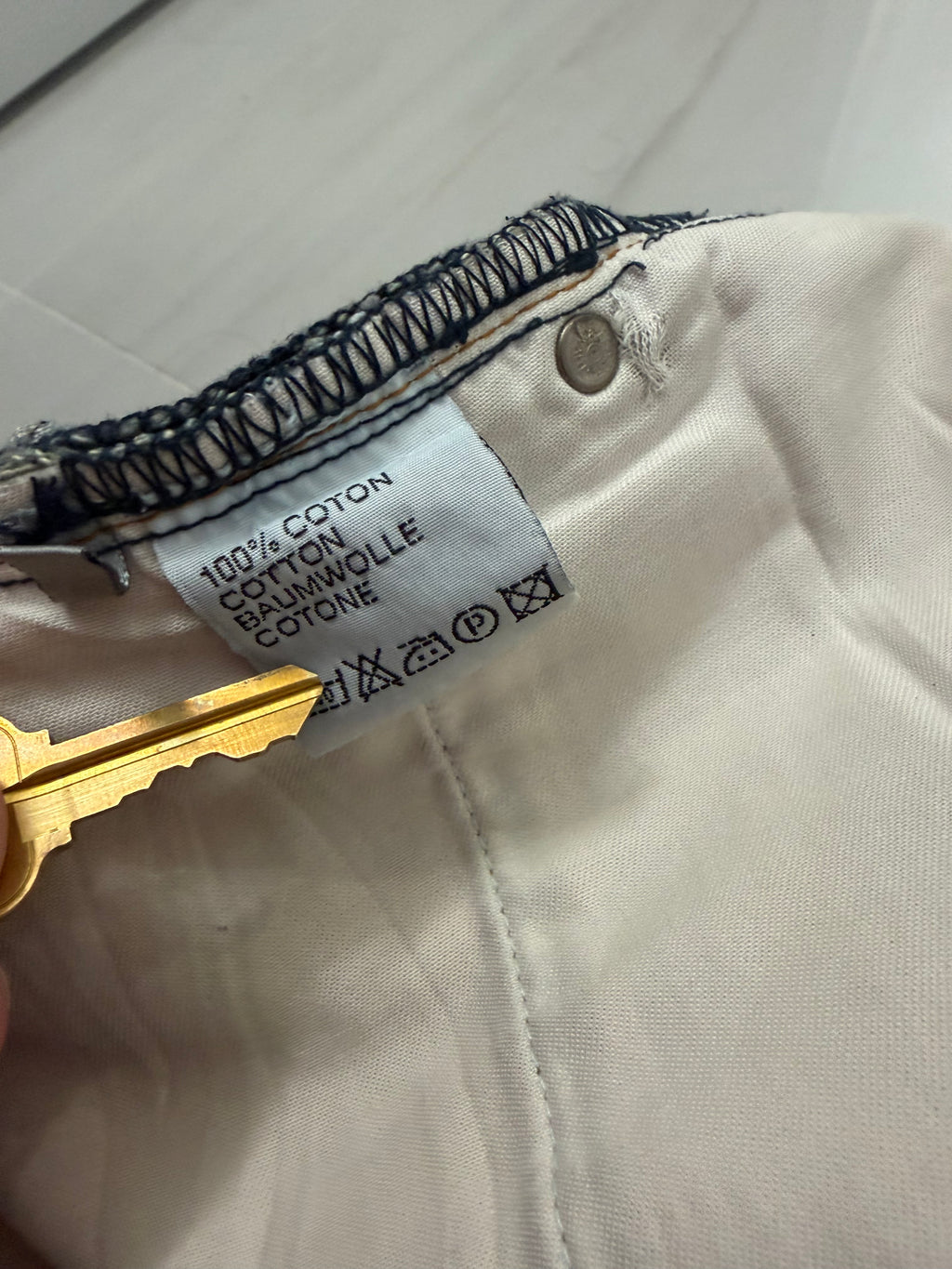 Dior Homme SS04 Dirty Bleu Clair Jeans
