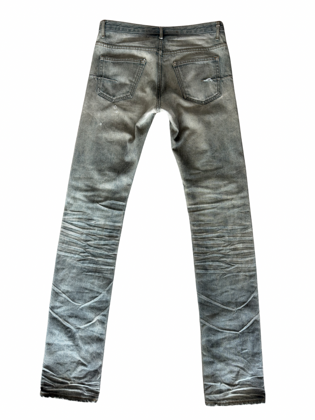 Dior Homme SS04 Dirty Bleu Clair Jeans