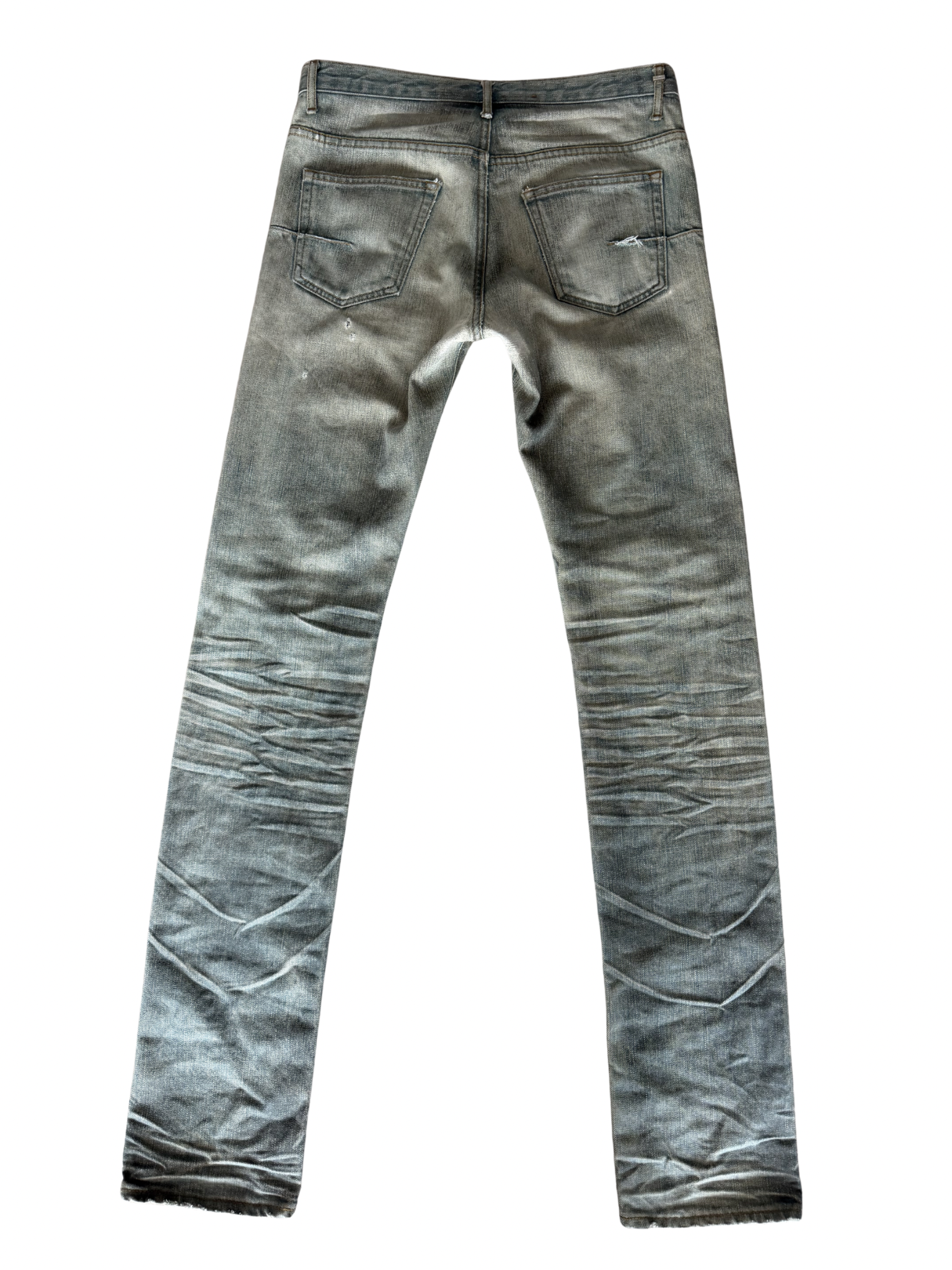 Dior Homme SS04 Dirty Bleu Clair Jeans