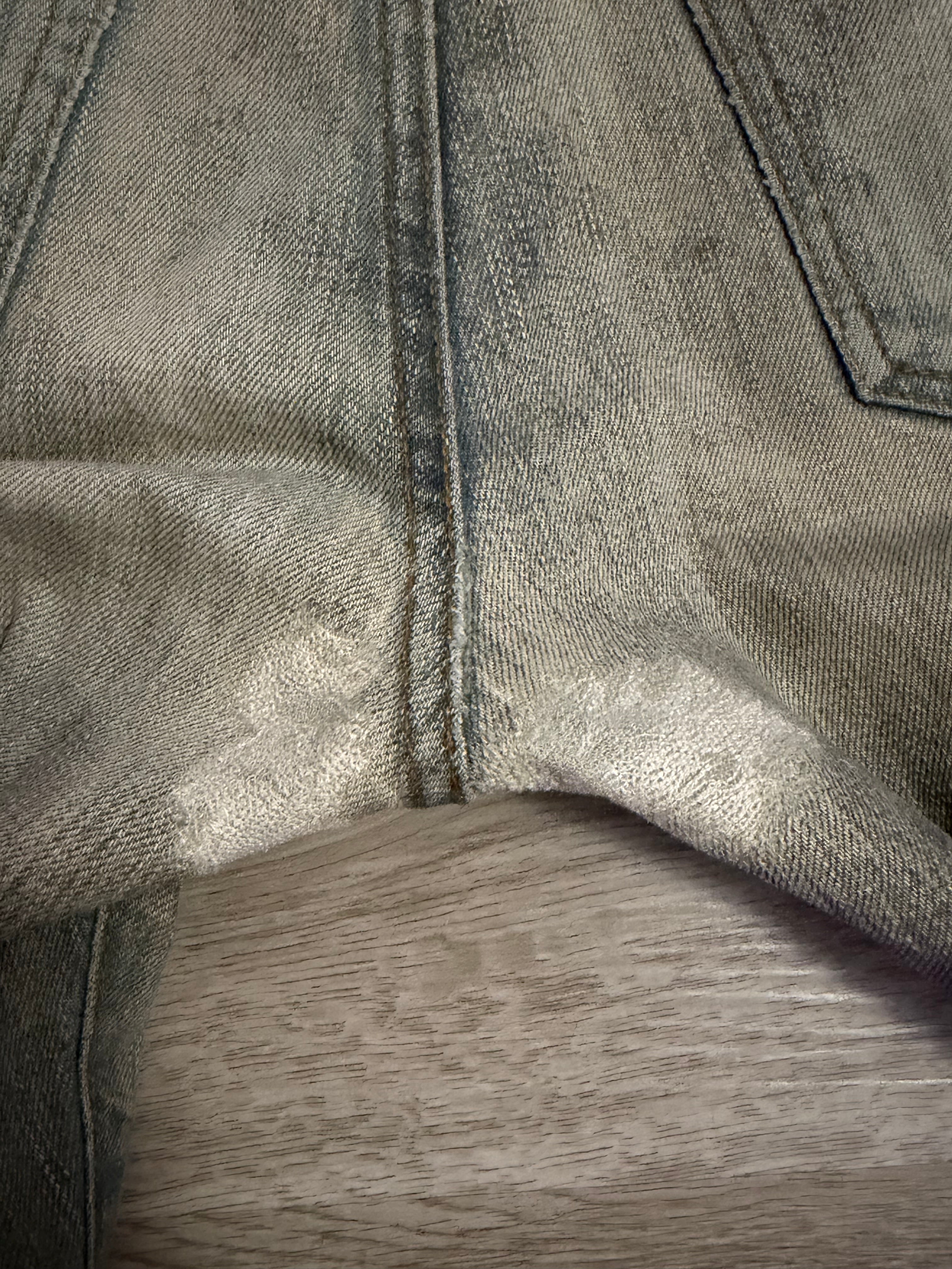 Dior Homme SS04 Dirty Bleu Clair Jeans
