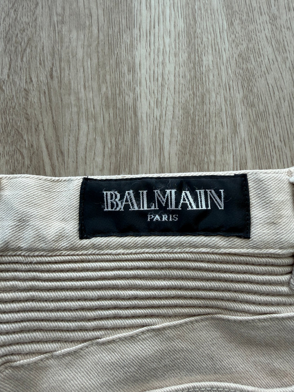 Balmain Homme AW12 Dirty Beige Bikers