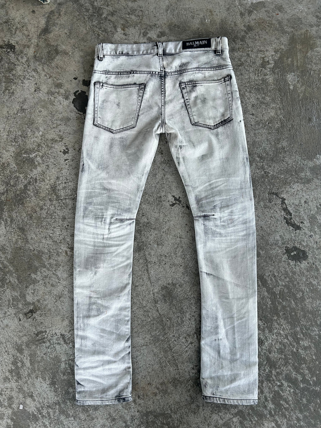 Balmain Homme SS12 Acid Wash Denim
