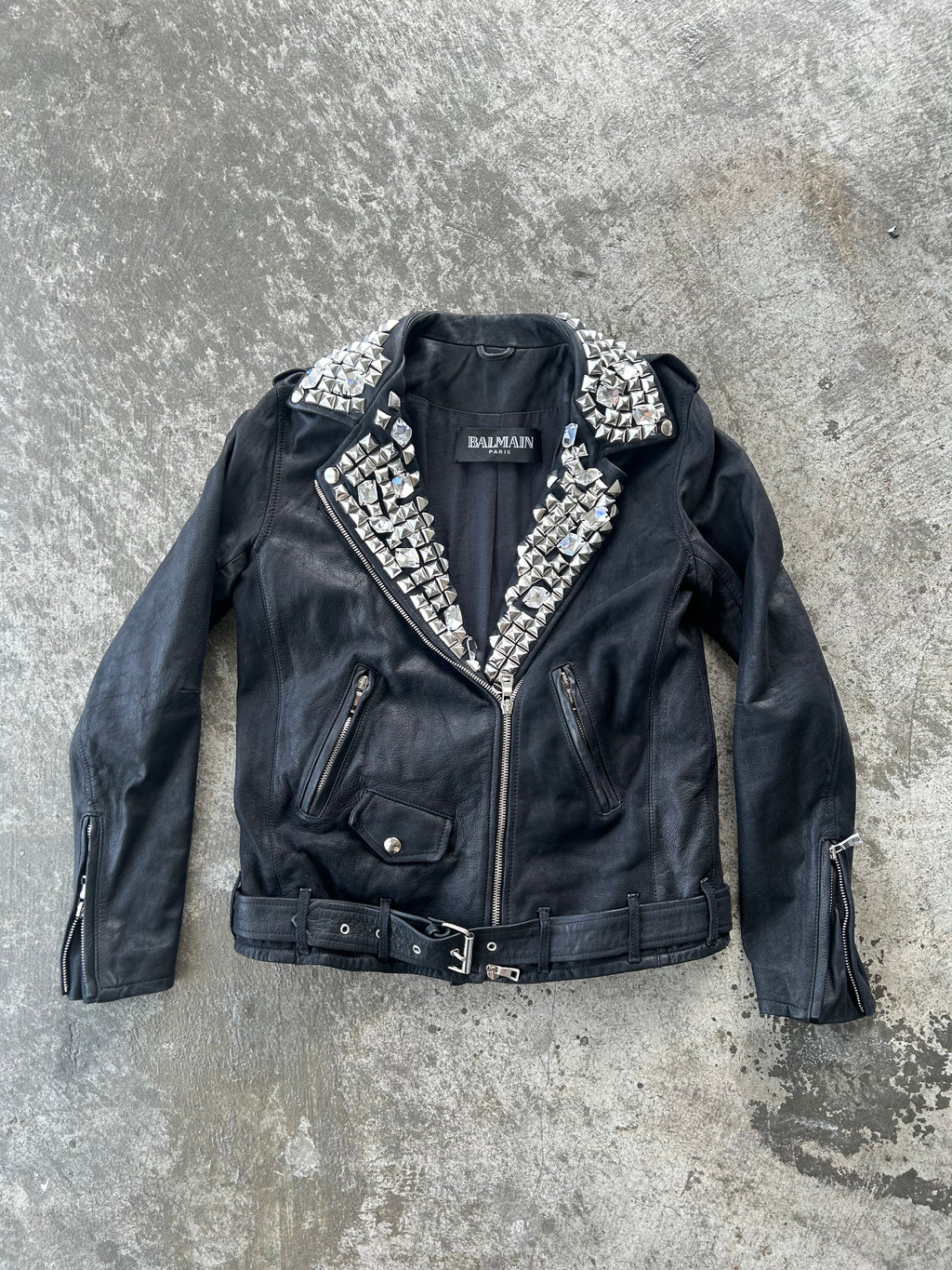 Balmain SS11 Studded Leather Jacket