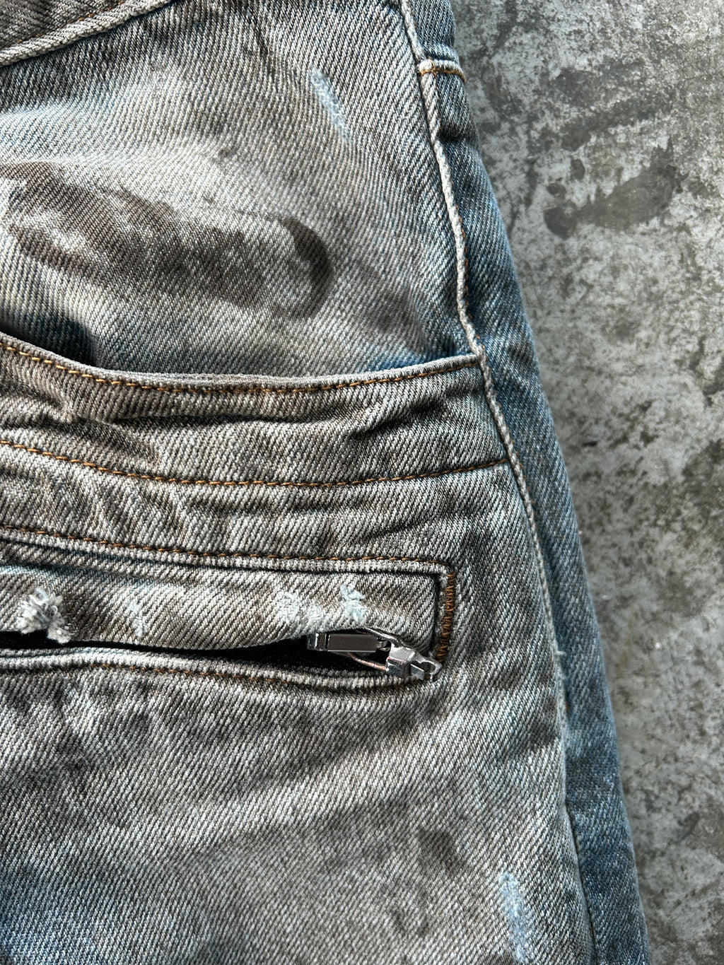 Balmain Homme SS11 Oil Spill Jeans
