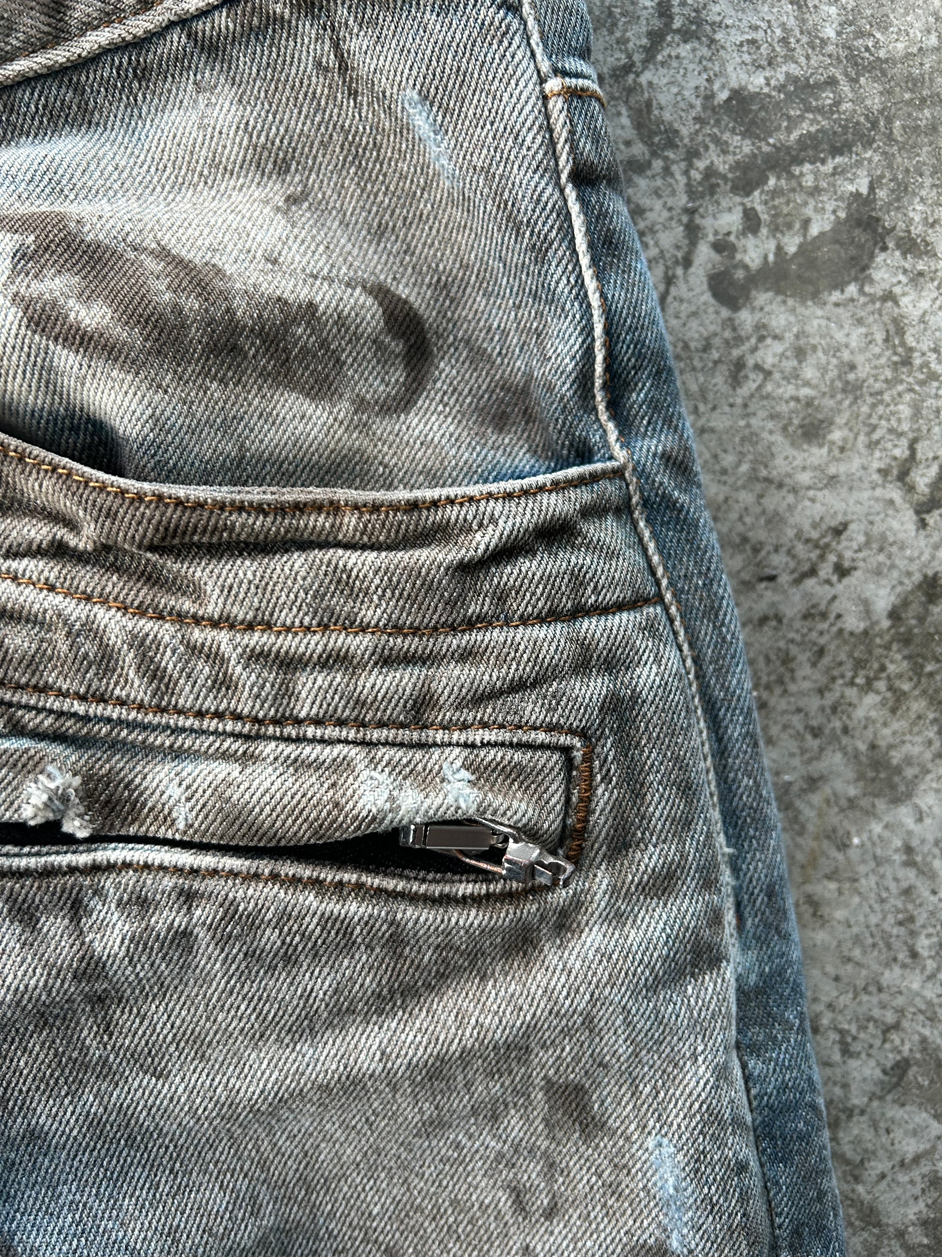 Balmain Homme SS11 Oil Spill Jeans
