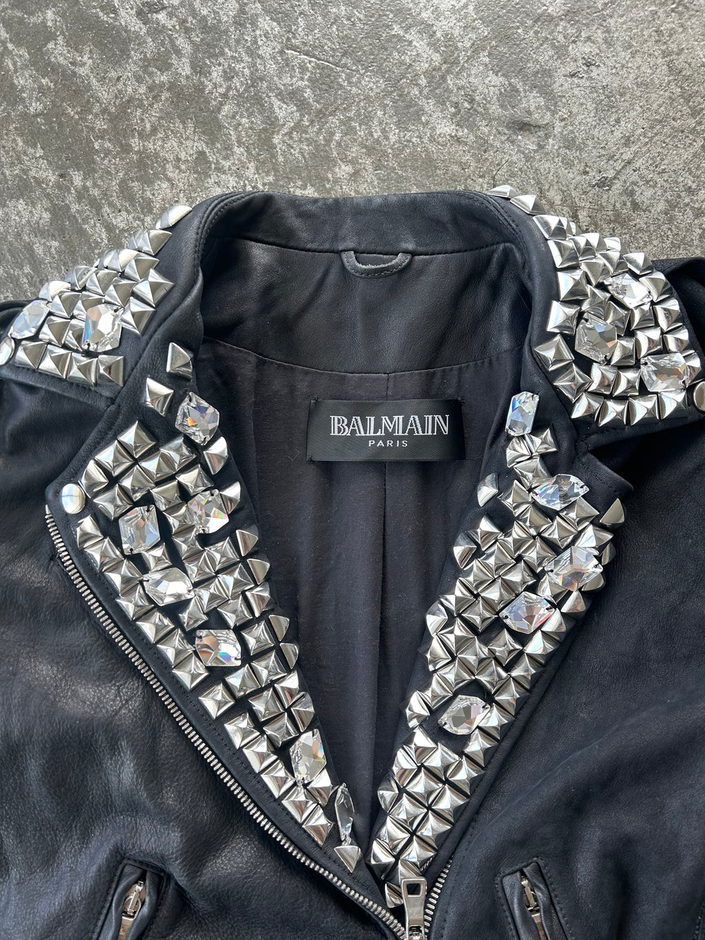 Balmain SS11 Studded Leather Jacket