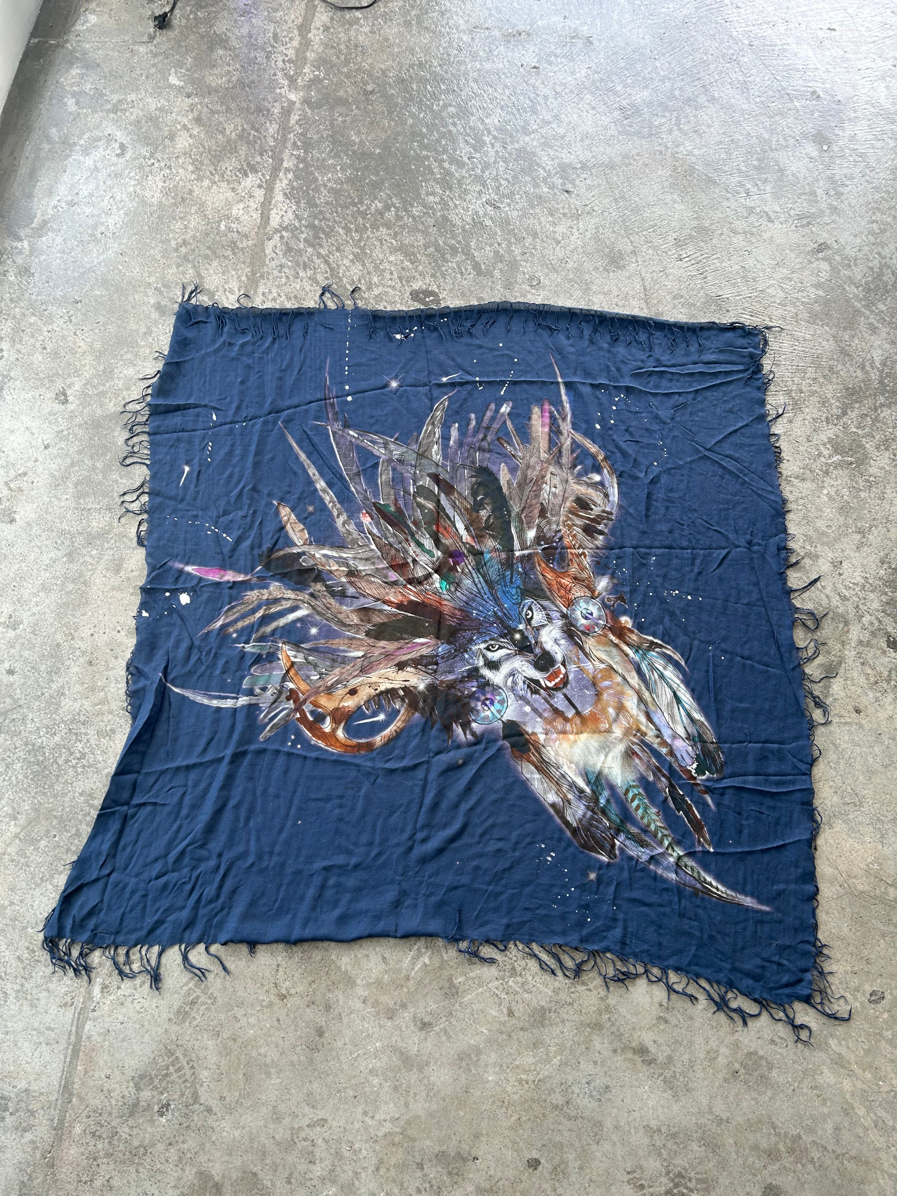 Balmain Homme AW11 Wolf Scarf