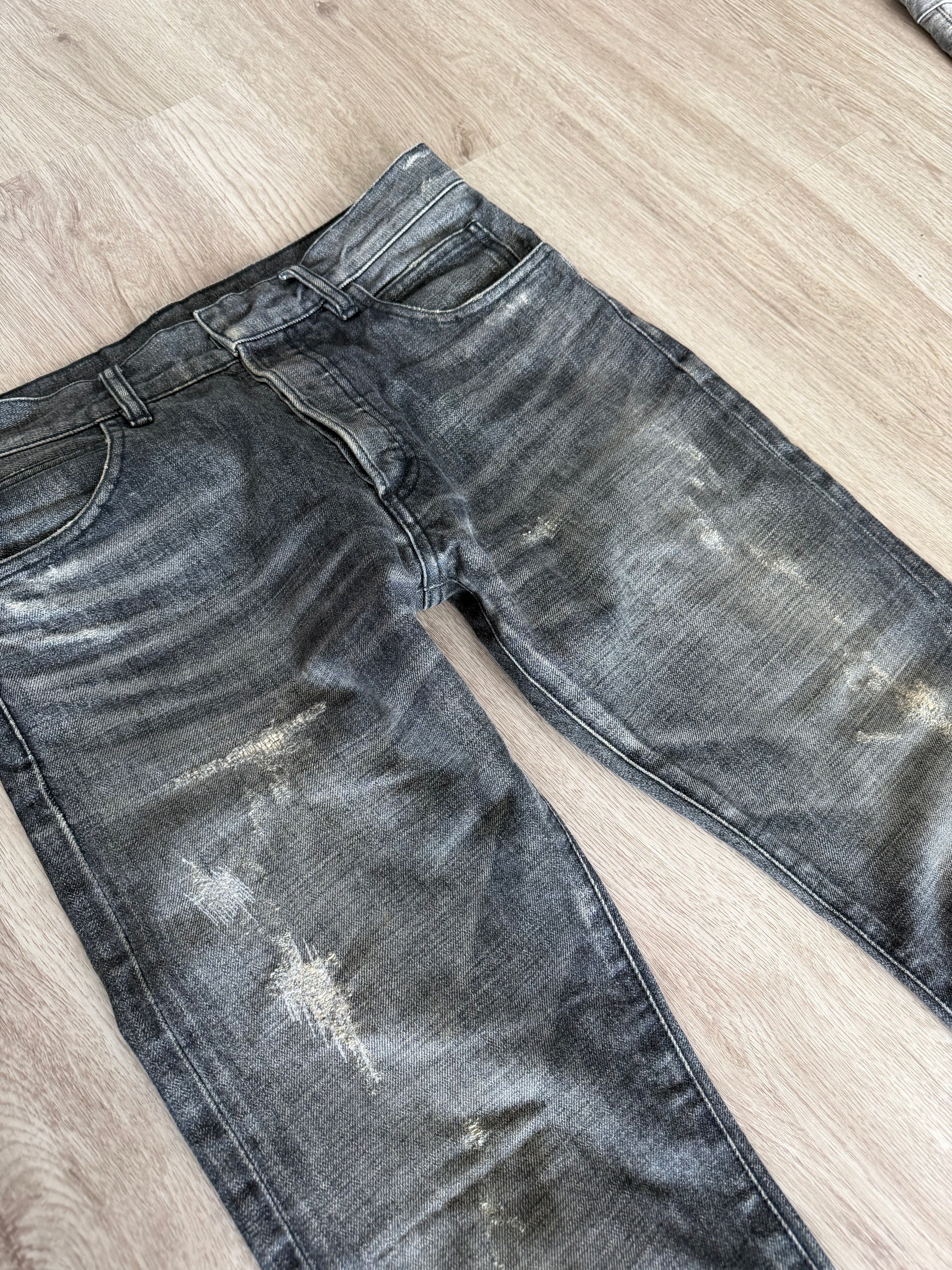 Balmain Homme AW13 Faded Jeans