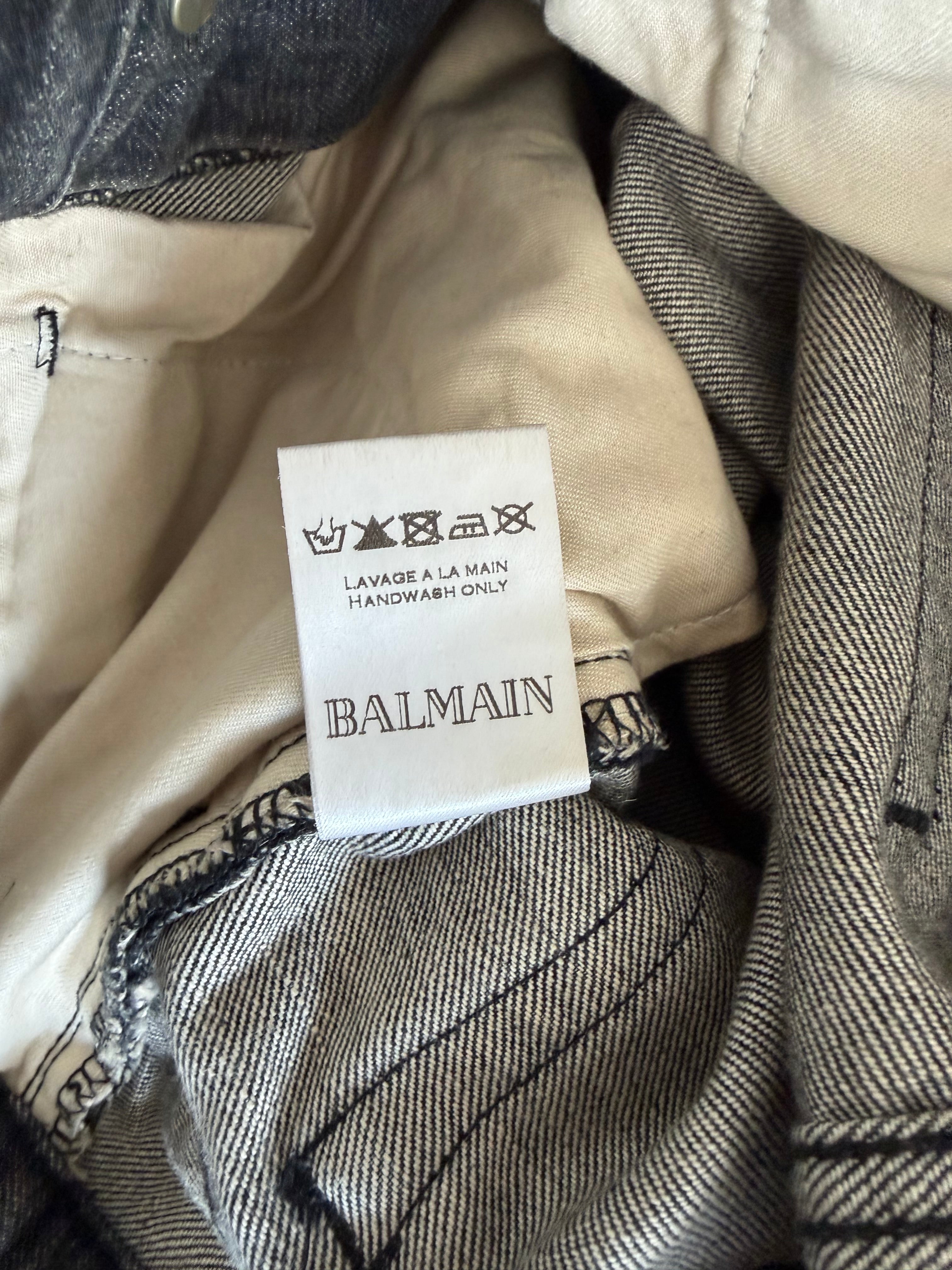 Balmain Homme AW13 Faded Jeans