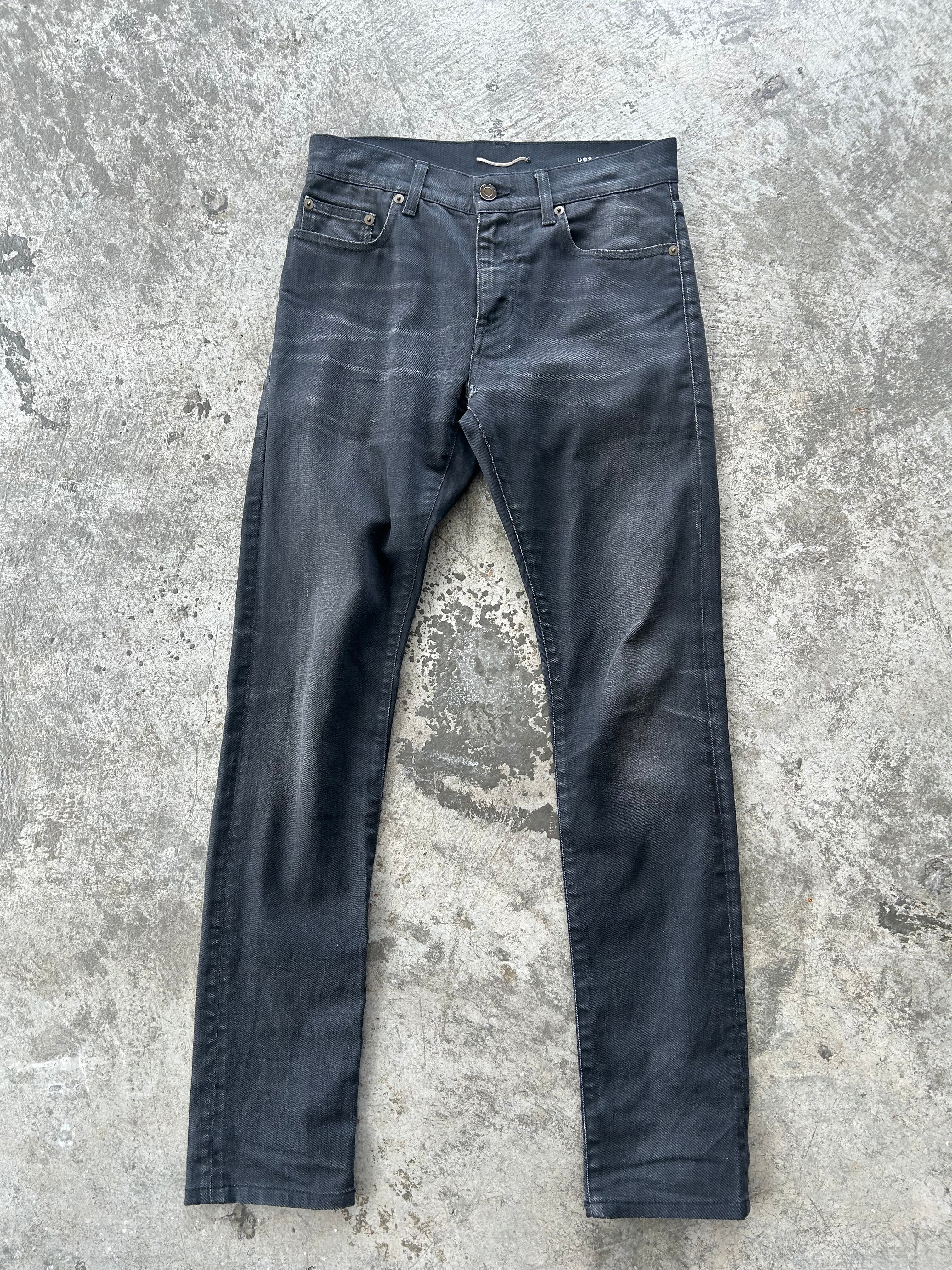 Saint Laurent Paris D02 Black Jeans